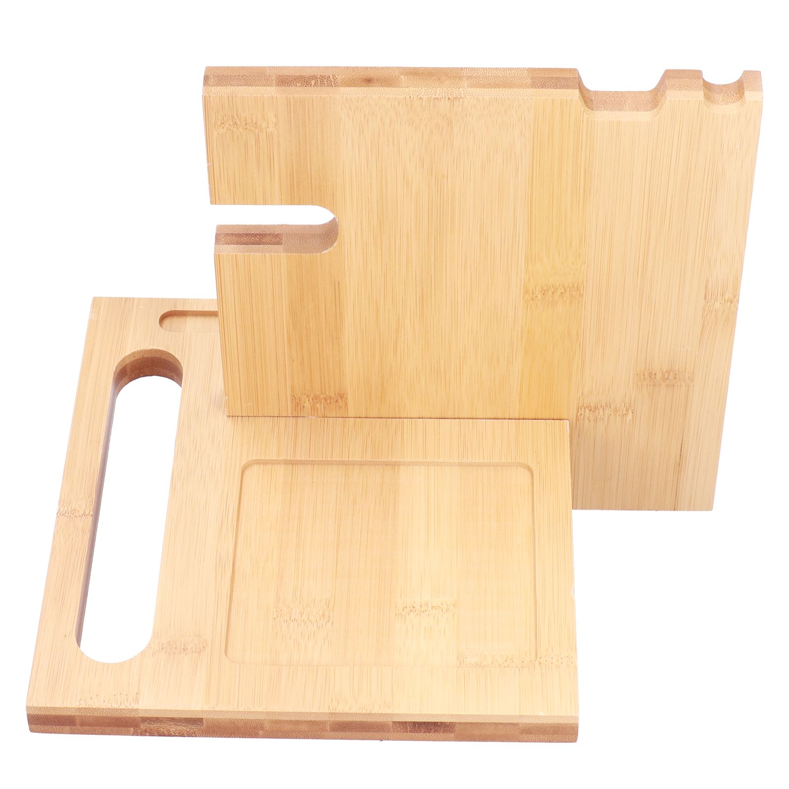 Wood Mobile Phone Holder MultiFunctional Wallet Storage Box for Home Office view 5