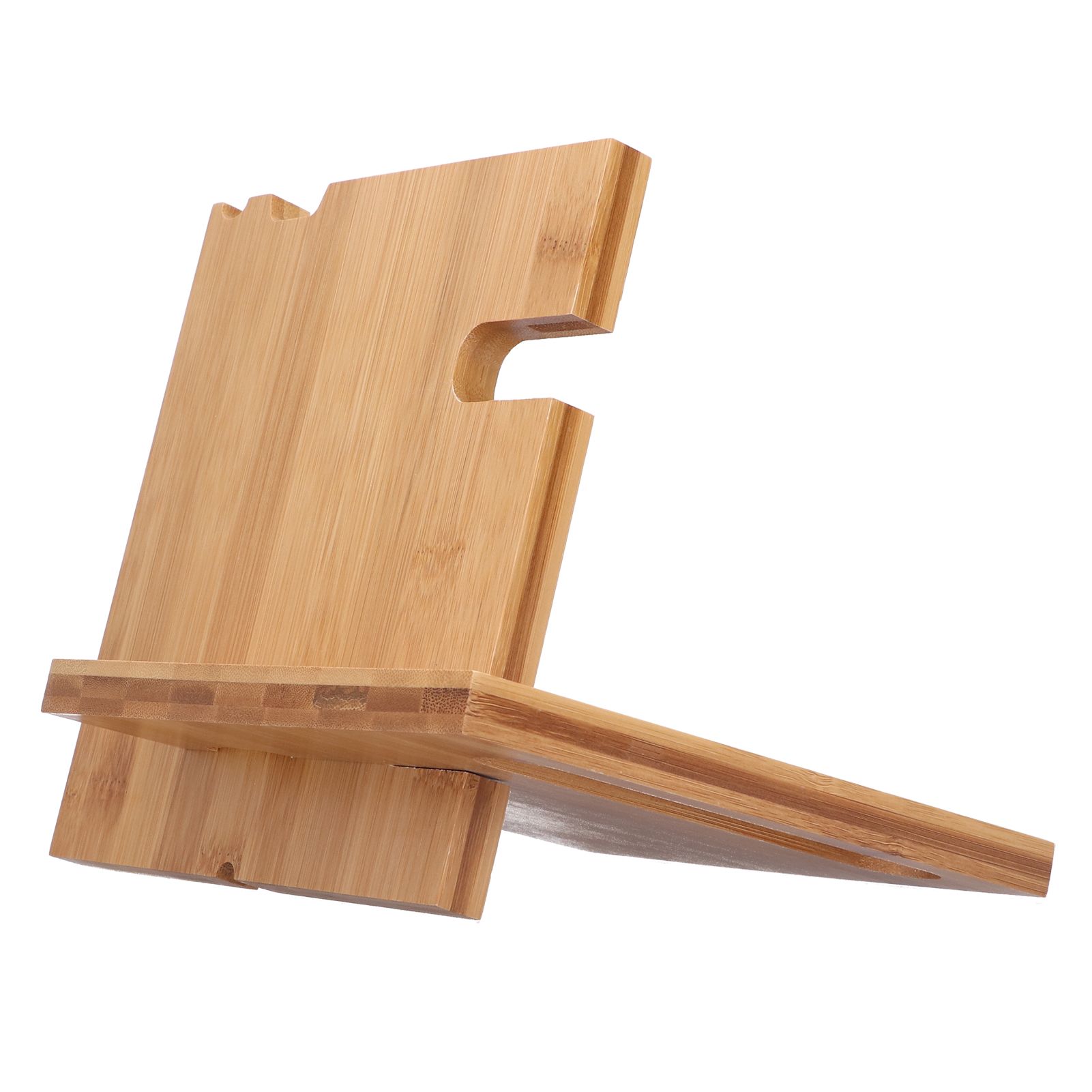 Wood Mobile Phone Holder MultiFunctional Wallet Storage Box for Home Office view 9