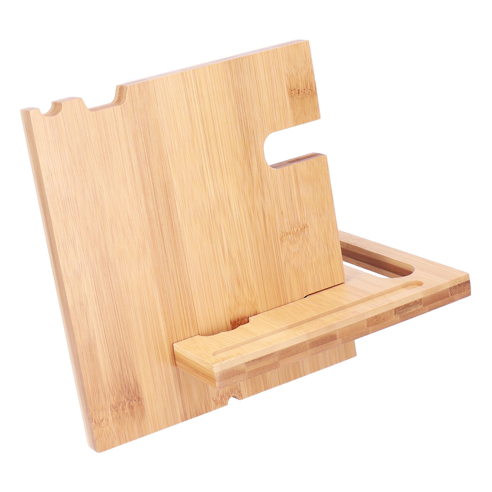 Wood Mobile Phone Holder MultiFunctional Wallet Storage Box for Home Office view 10
