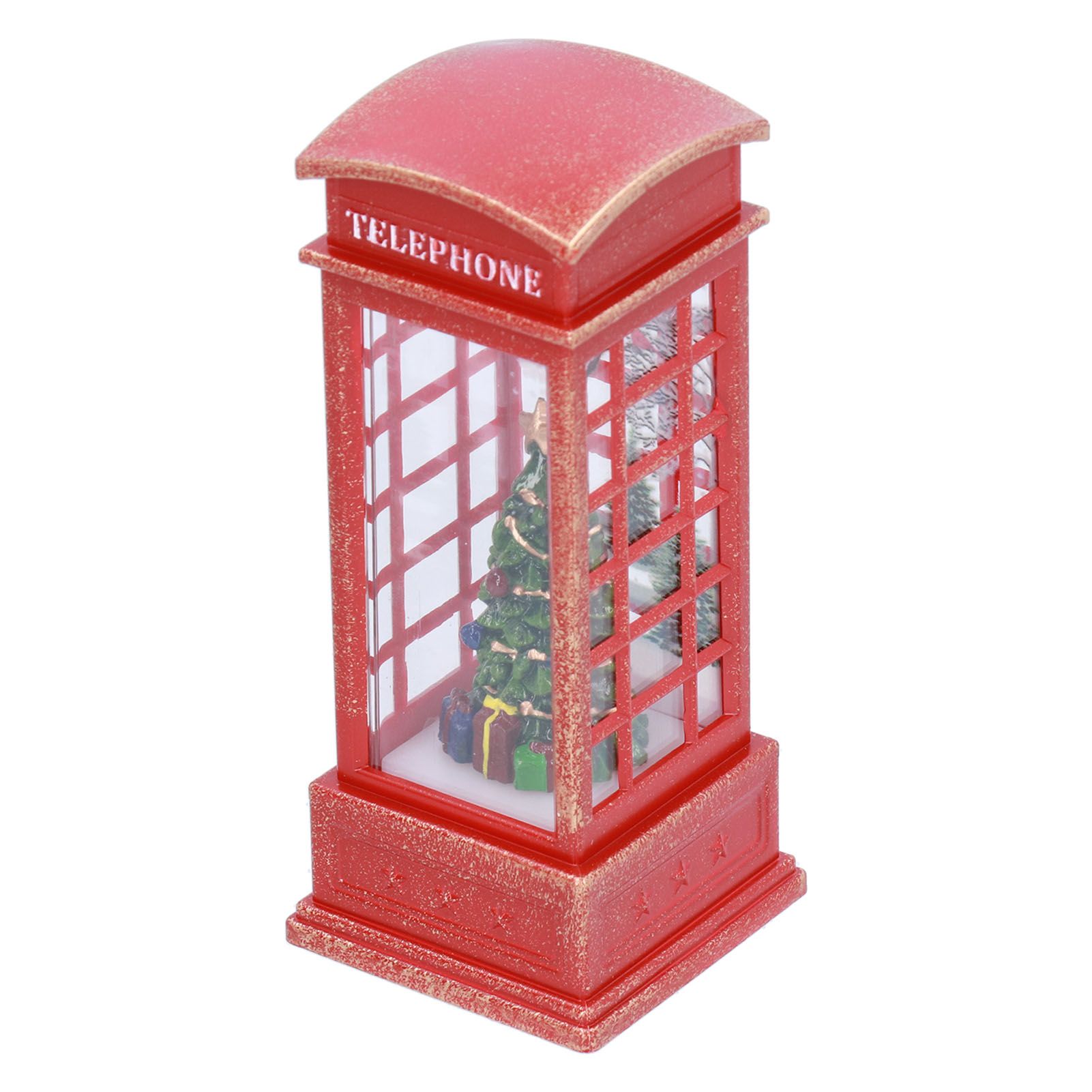 Christmas Decorations Telephone Booth Decoration Night Light Home Decoration view 5
