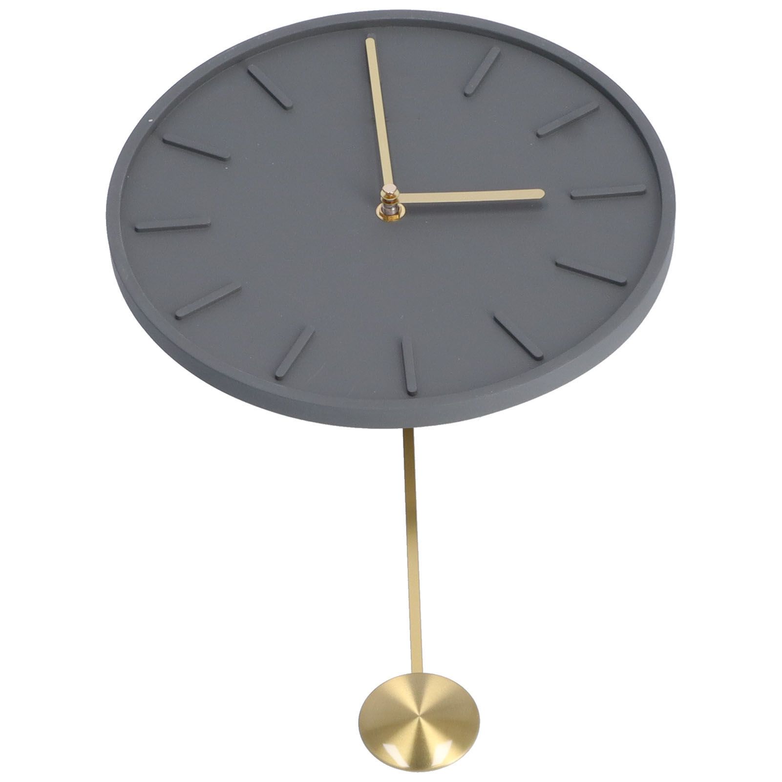 Modern Wall Clock Hanging Round Clock with Large Pendulum for Kitchen Coffee view 4