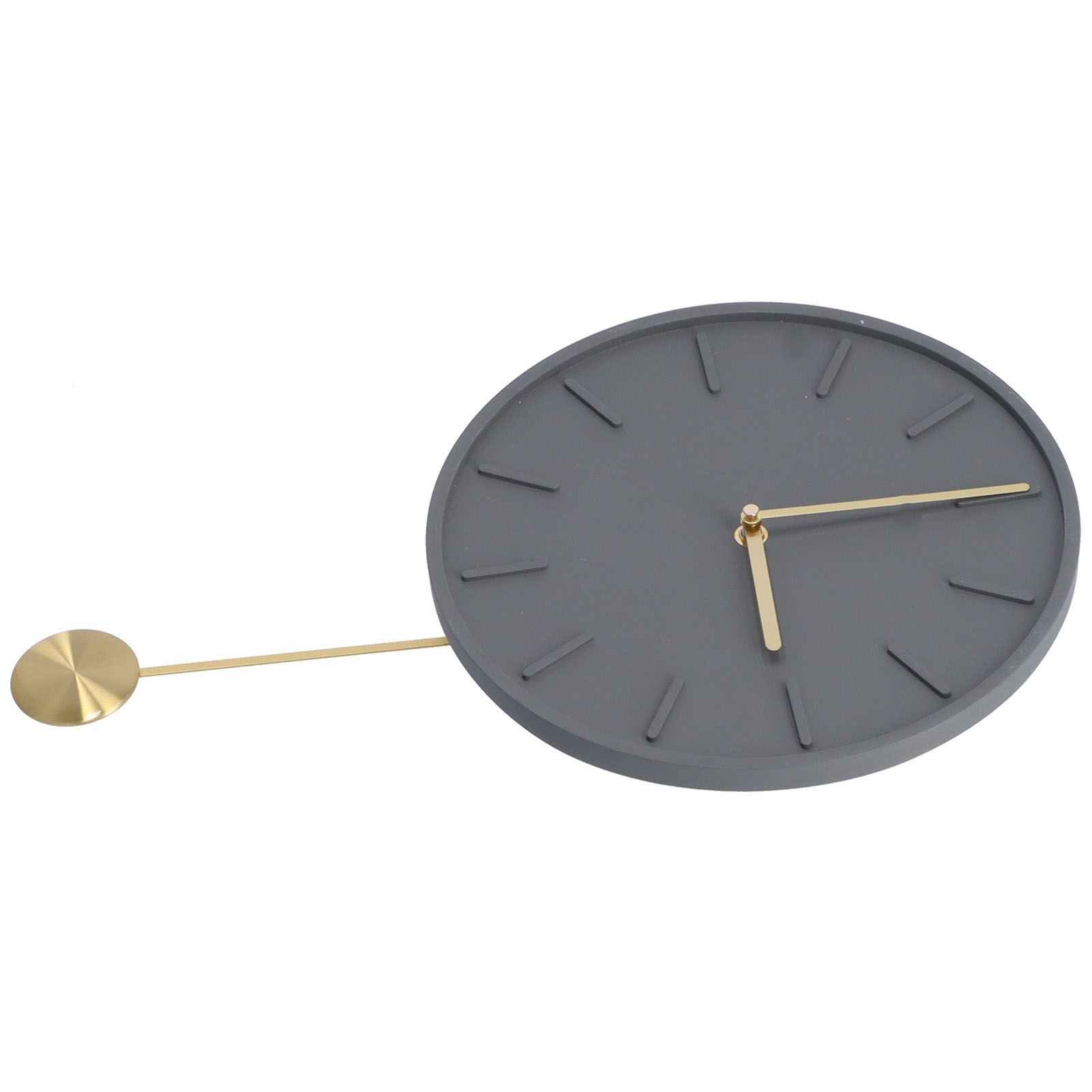 Modern Wall Clock Hanging Round Clock with Large Pendulum for Kitchen Coffee view 6