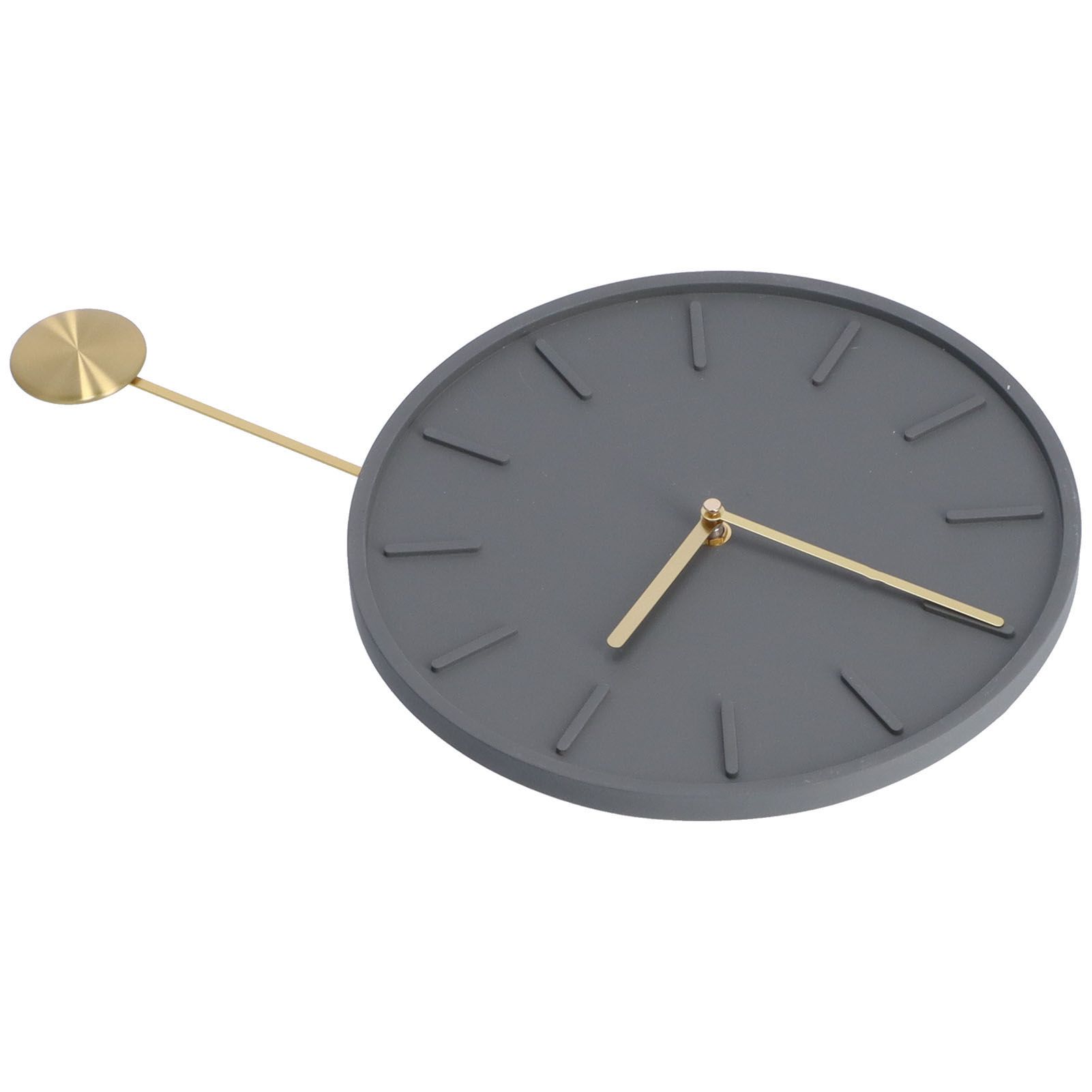 Modern Wall Clock Hanging Round Clock with Large Pendulum for Kitchen Coffee view 8