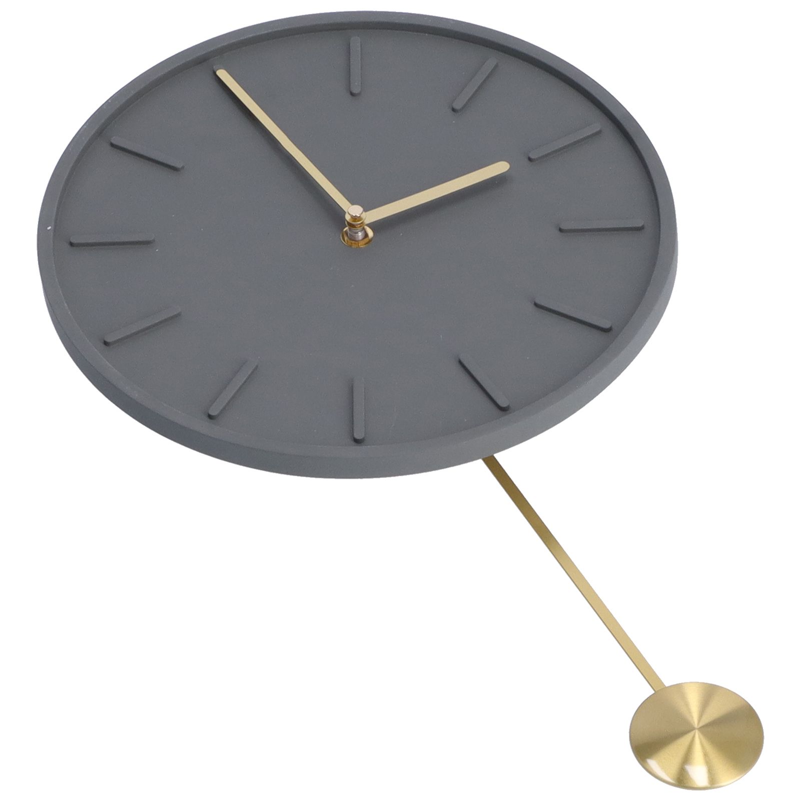 Modern Wall Clock Hanging Round Clock with Large Pendulum for Kitchen Coffee view 10