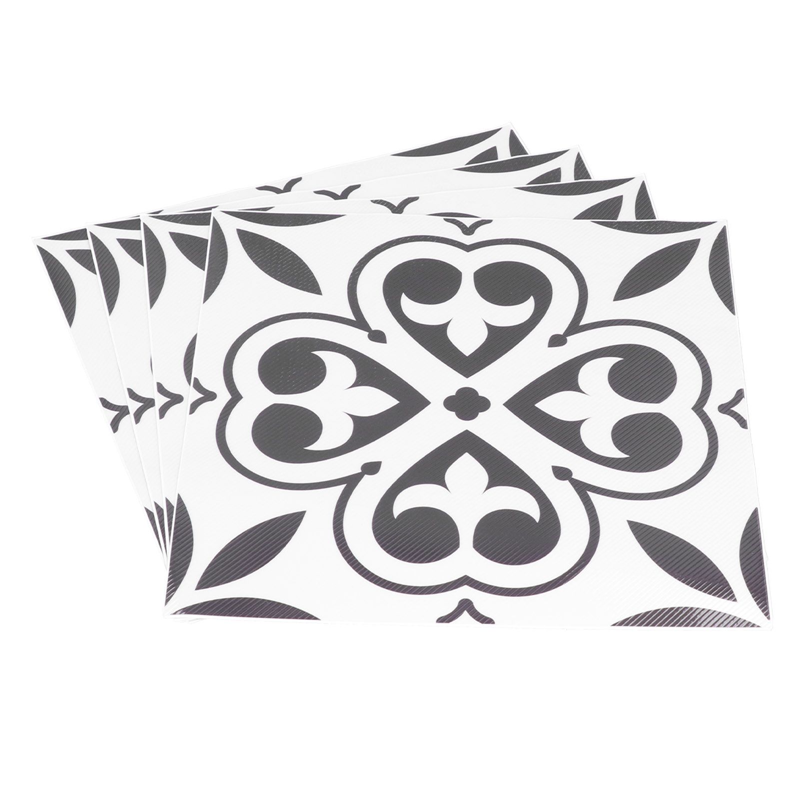 4Pcs DIY Wall Sticker Waterproof SelfAdhesive Floor Sticker for Home Bathroom — image 1