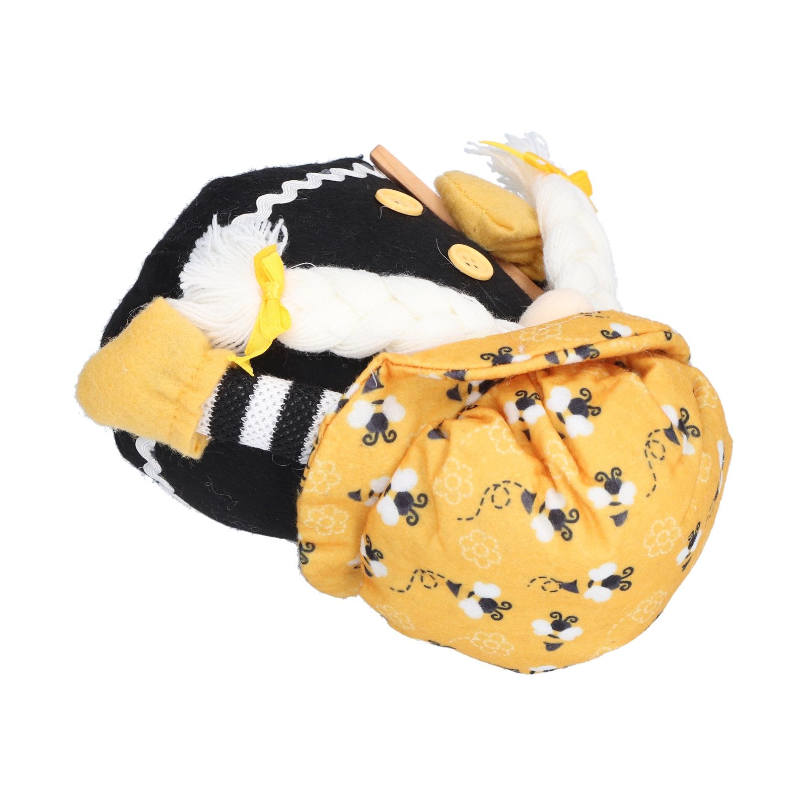 Bee Pattern Gnome Doll Dwarf Faceless Doll Ornament Decor for Living Room Sofa view 5