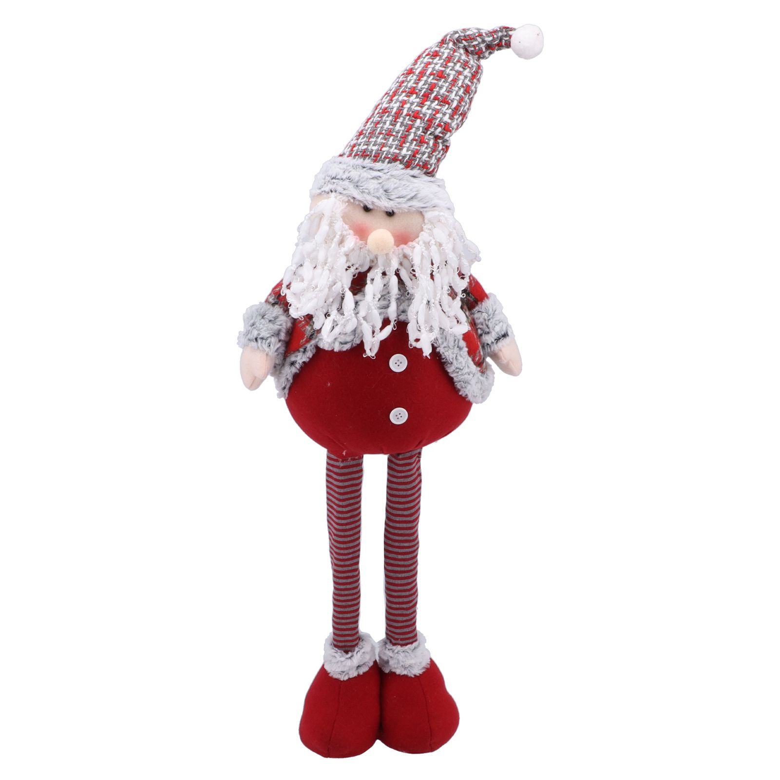 Retractable Standing Santa Claus Doll Christmas Ornament Home Decoration for view 4