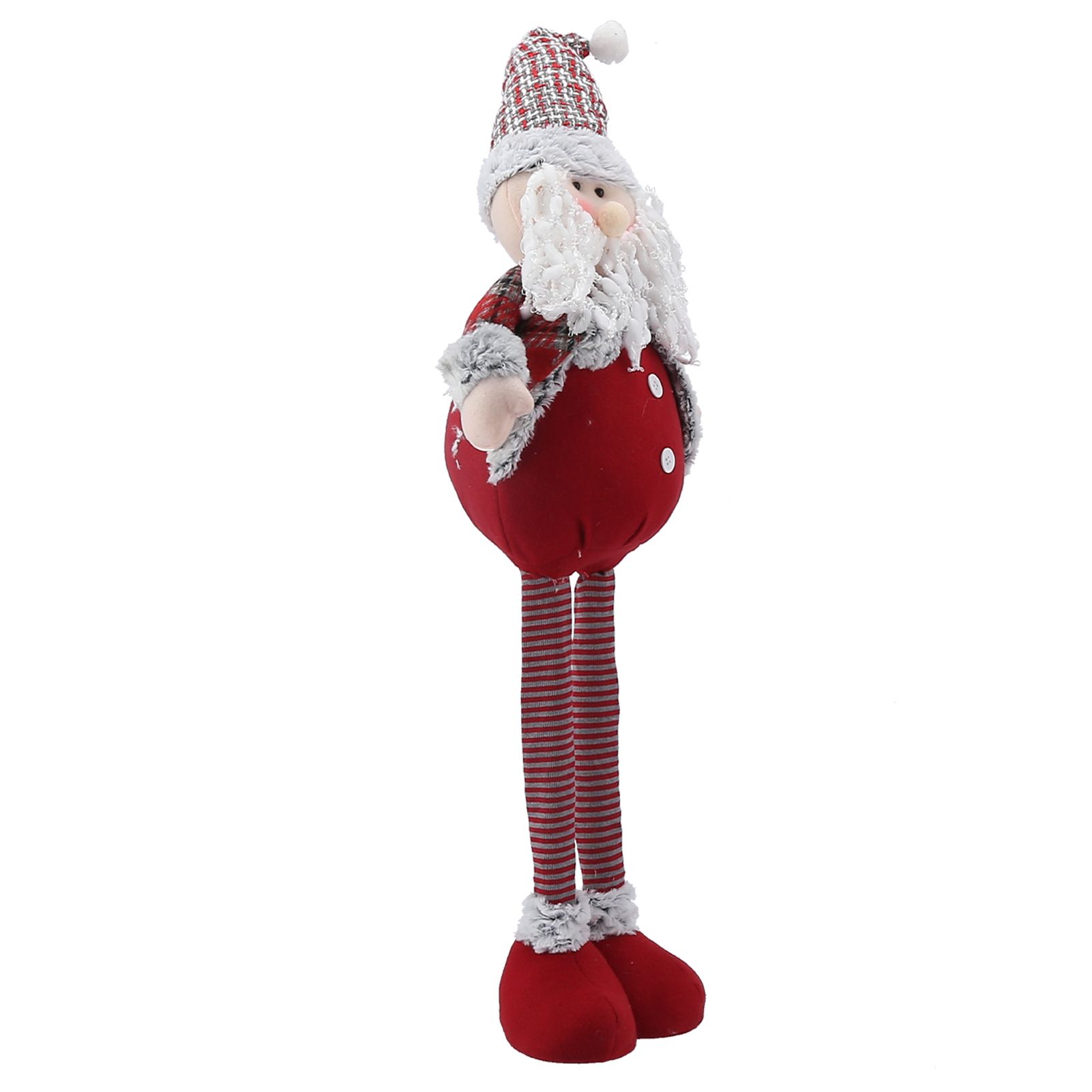 Retractable Standing Santa Claus Doll Christmas Ornament Home Decoration for view 6