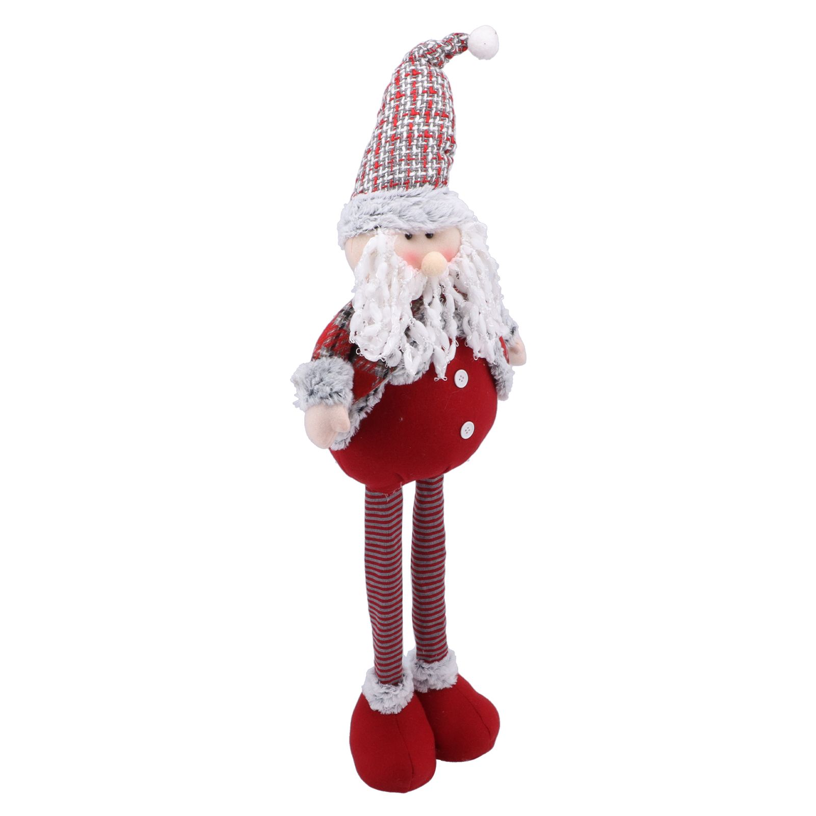 Retractable Standing Santa Claus Doll Christmas Ornament Home Decoration for view 7