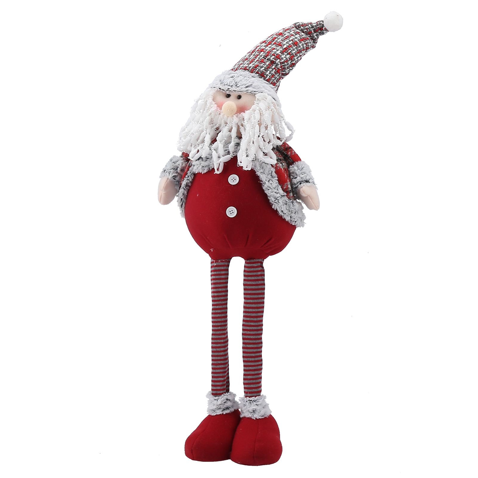 Retractable Standing Santa Claus Doll Christmas Ornament Home Decoration for view 8