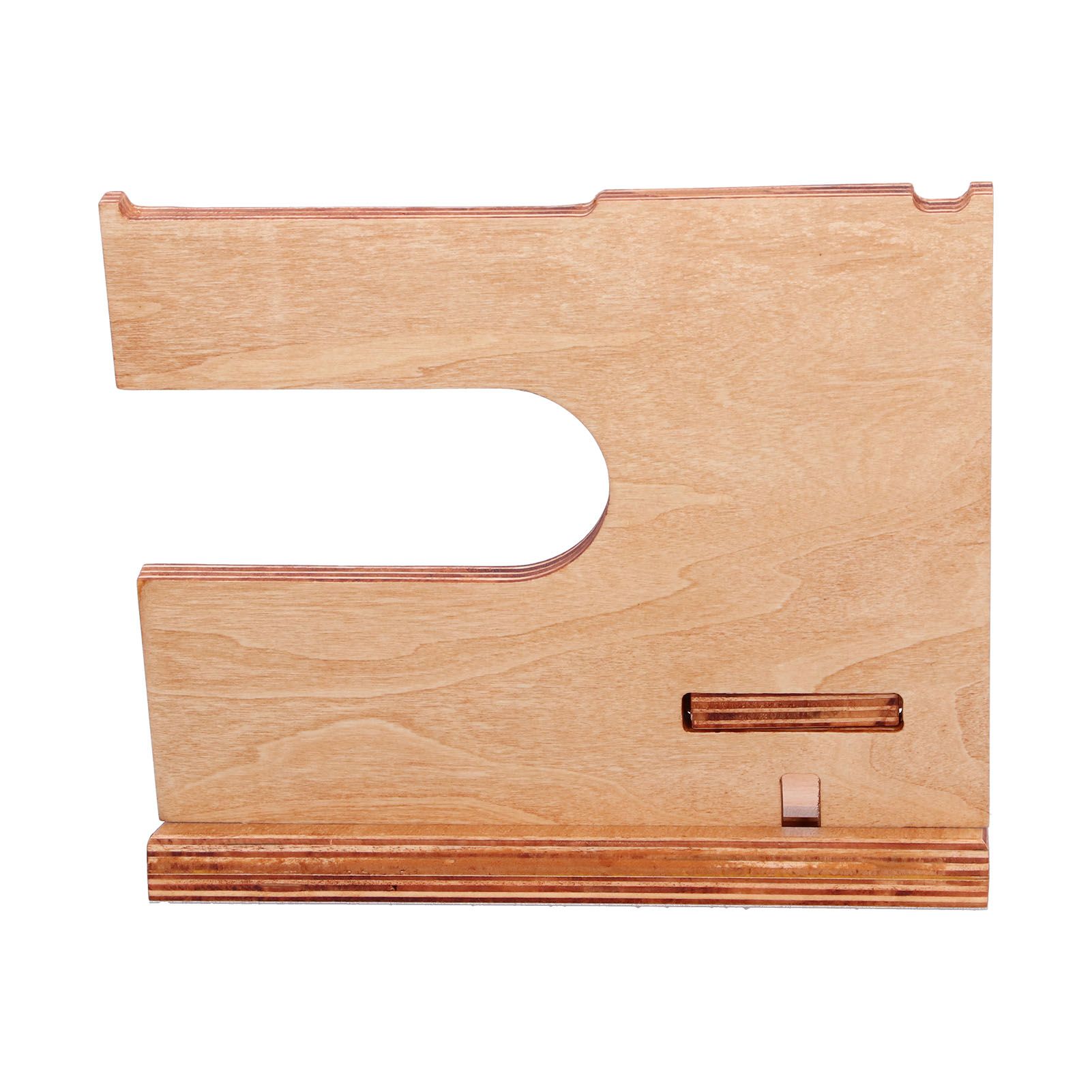 Wood Phone Docking Station Key Holder Desktop Storage Organizer Surface view 10
