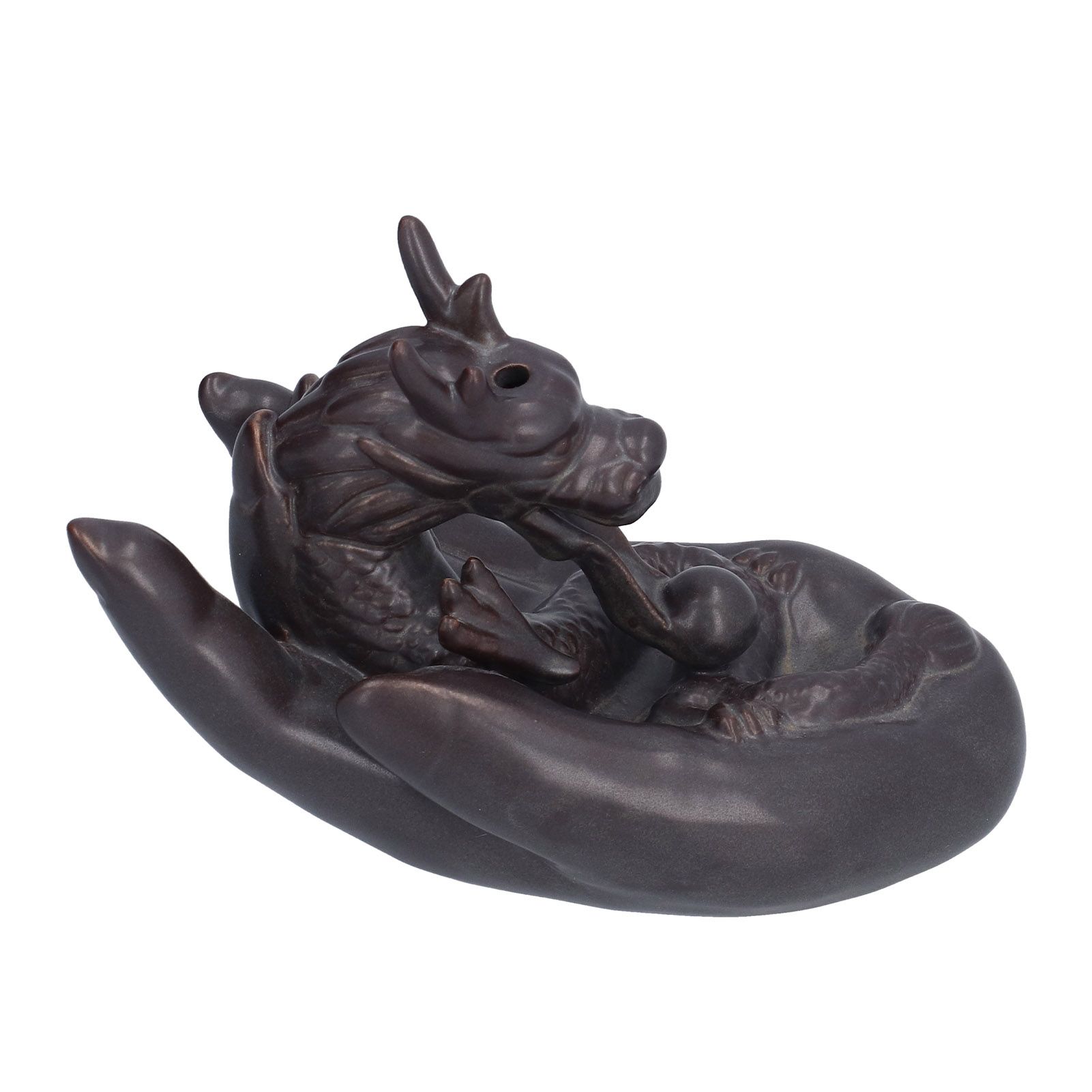 Ceramic Backflow Incense Burner DragonShaped Incense Holder Ornament for view 5