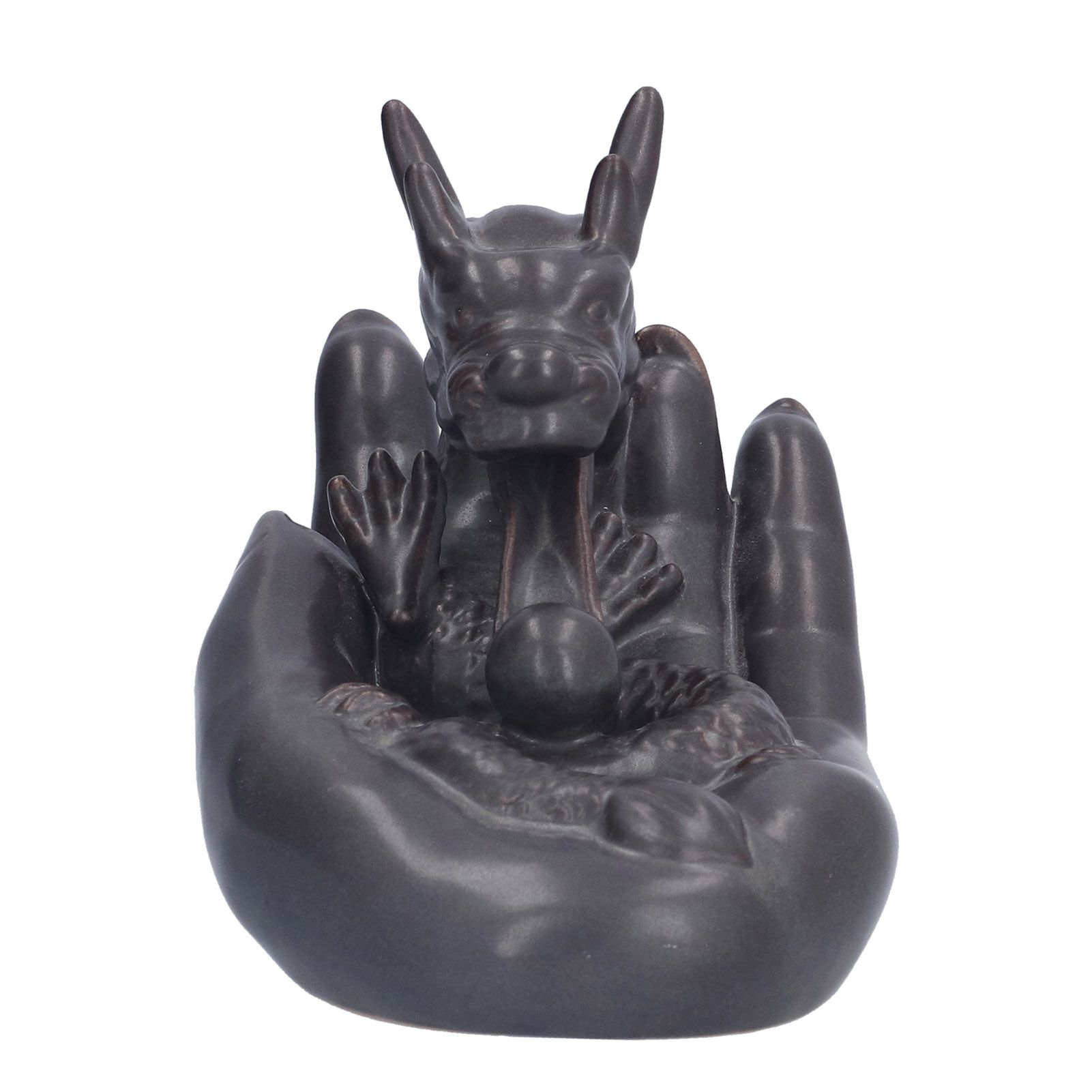 Ceramic Backflow Incense Burner DragonShaped Incense Holder Ornament for view 7