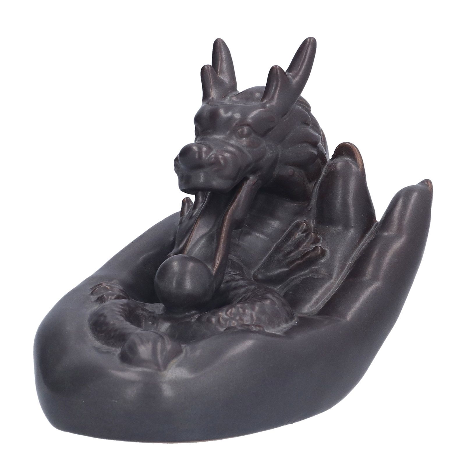 Ceramic Backflow Incense Burner DragonShaped Incense Holder Ornament for view 9