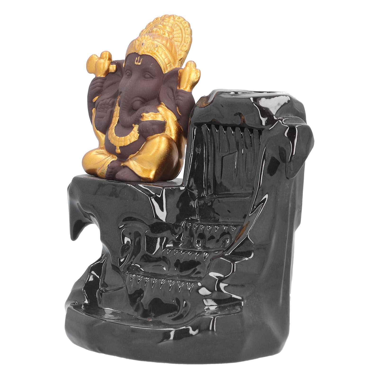 Backflow Incense Burner Desktop Waterfall Incense Holder Ornament for Sauna view 2