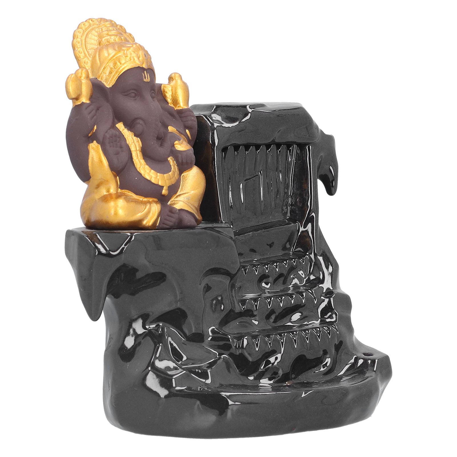 Backflow Incense Burner Desktop Waterfall Incense Holder Ornament for Sauna view 7