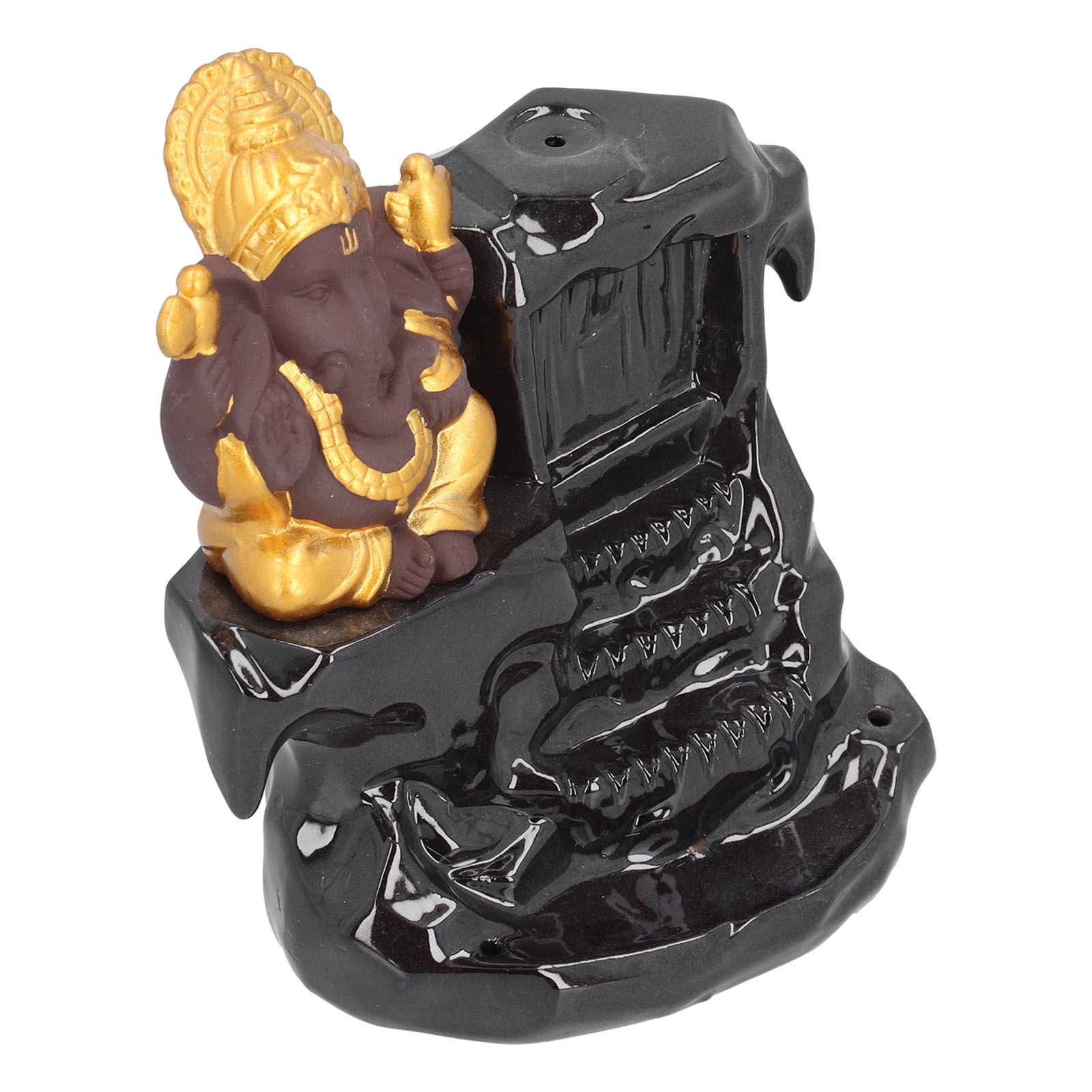 Backflow Incense Burner Desktop Waterfall Incense Holder Ornament for Sauna view 10