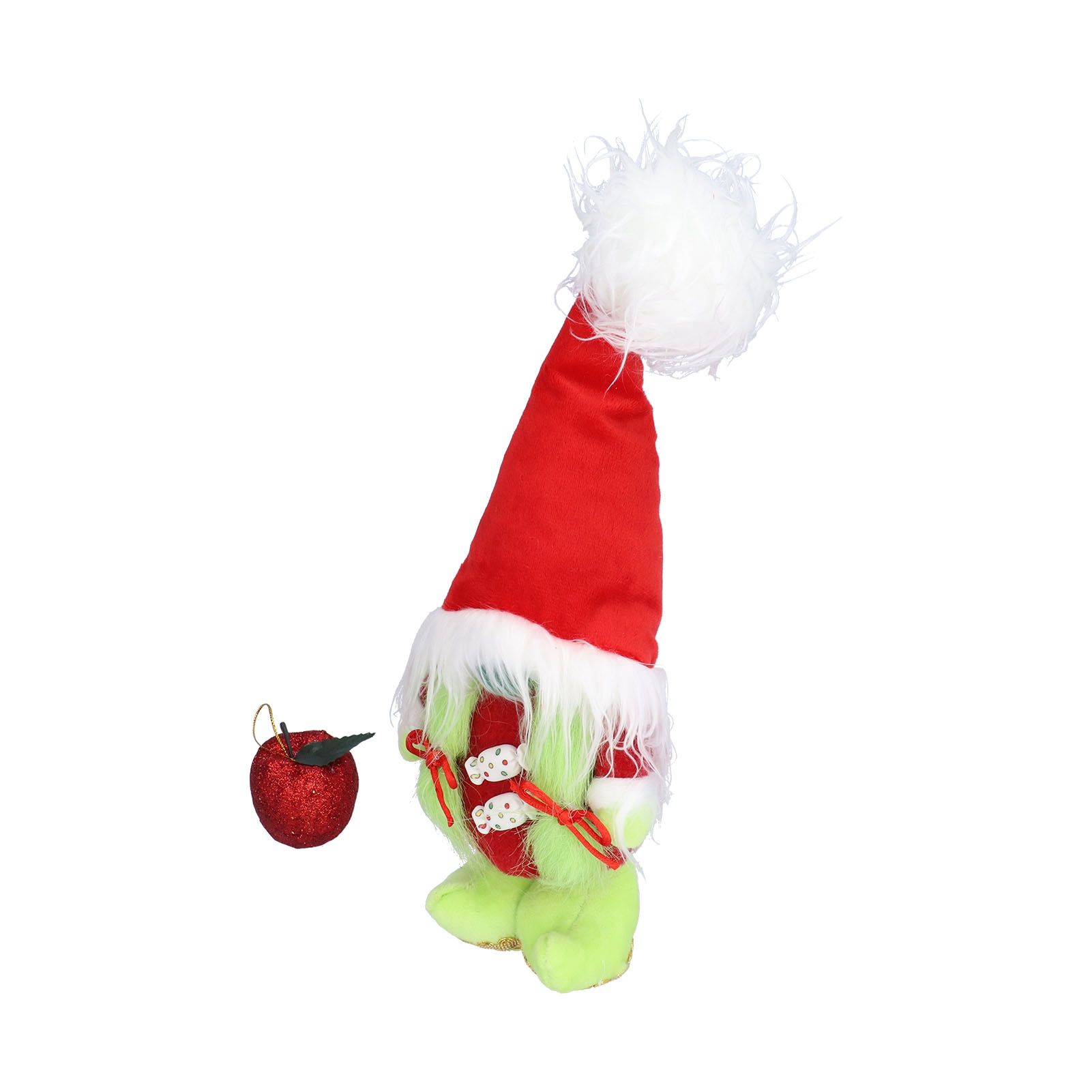 Faceless Standing Doll Dwarf Elf GreenHaired Plush Doll for Desktop Shelf view 6