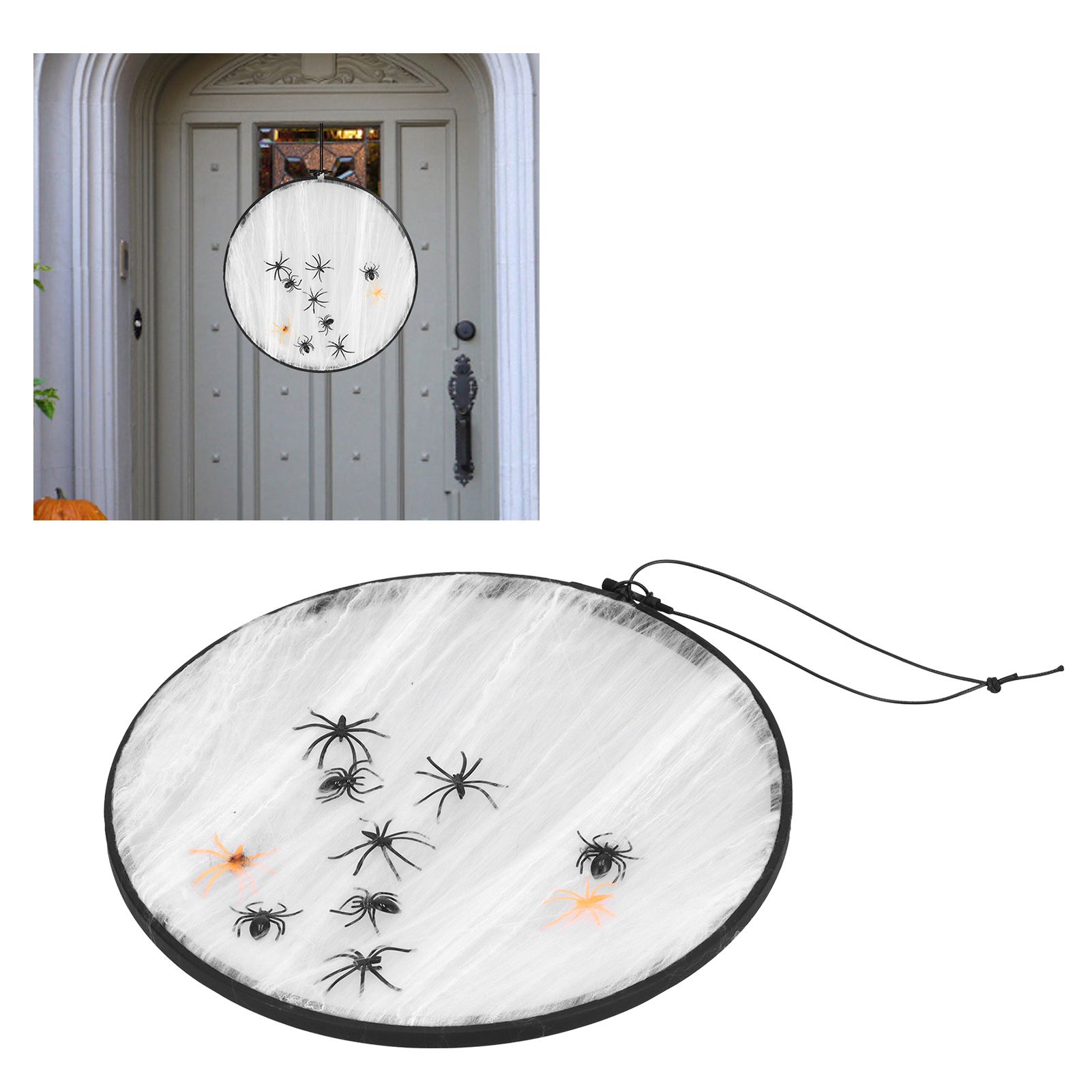 DIY Horrific Spider Pattern Decoration Cloth Halloween Ornament for Festival view 12