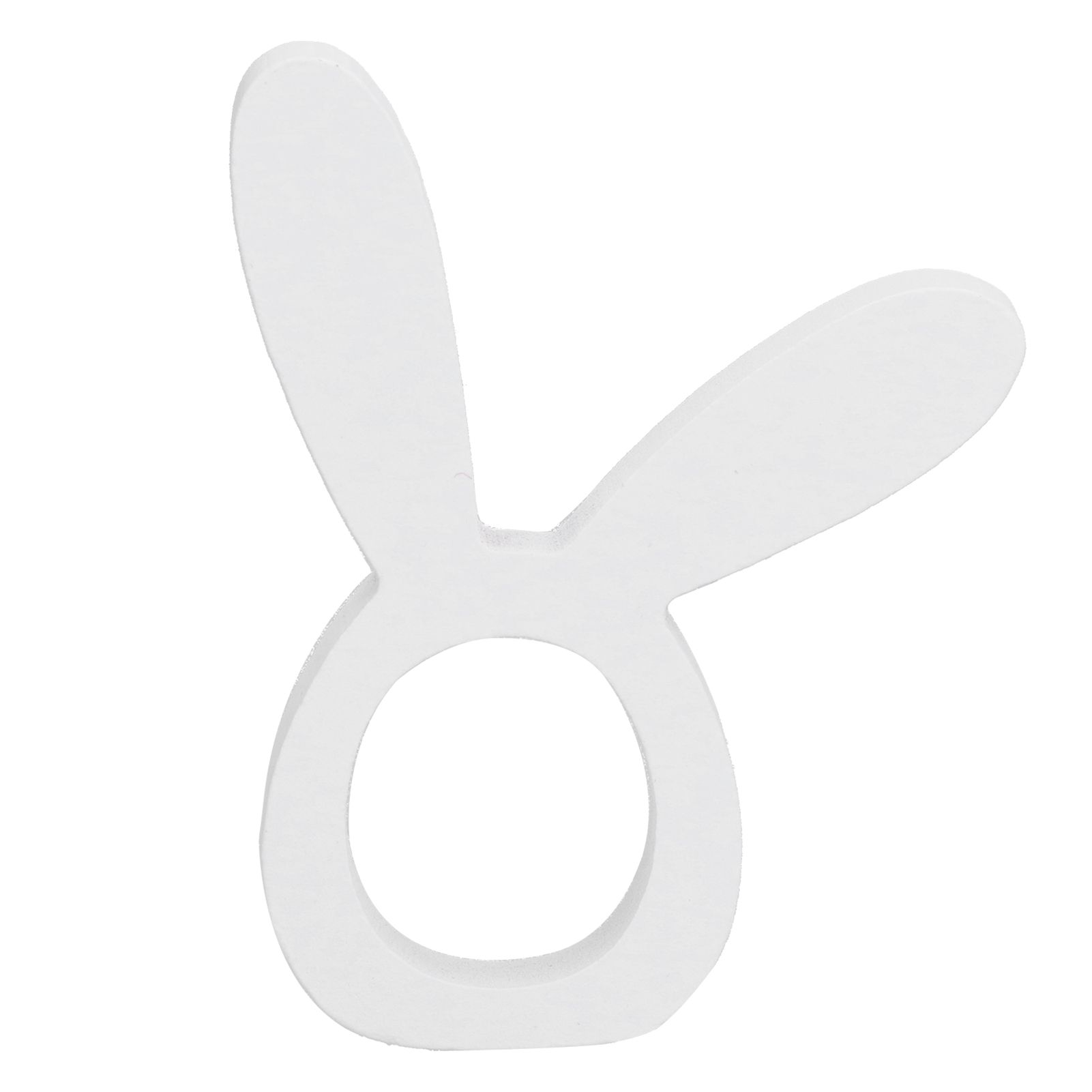 Wooden Napkin Holder Modern Lightweight Rabbit Shape Durable Easter Napkin view 2