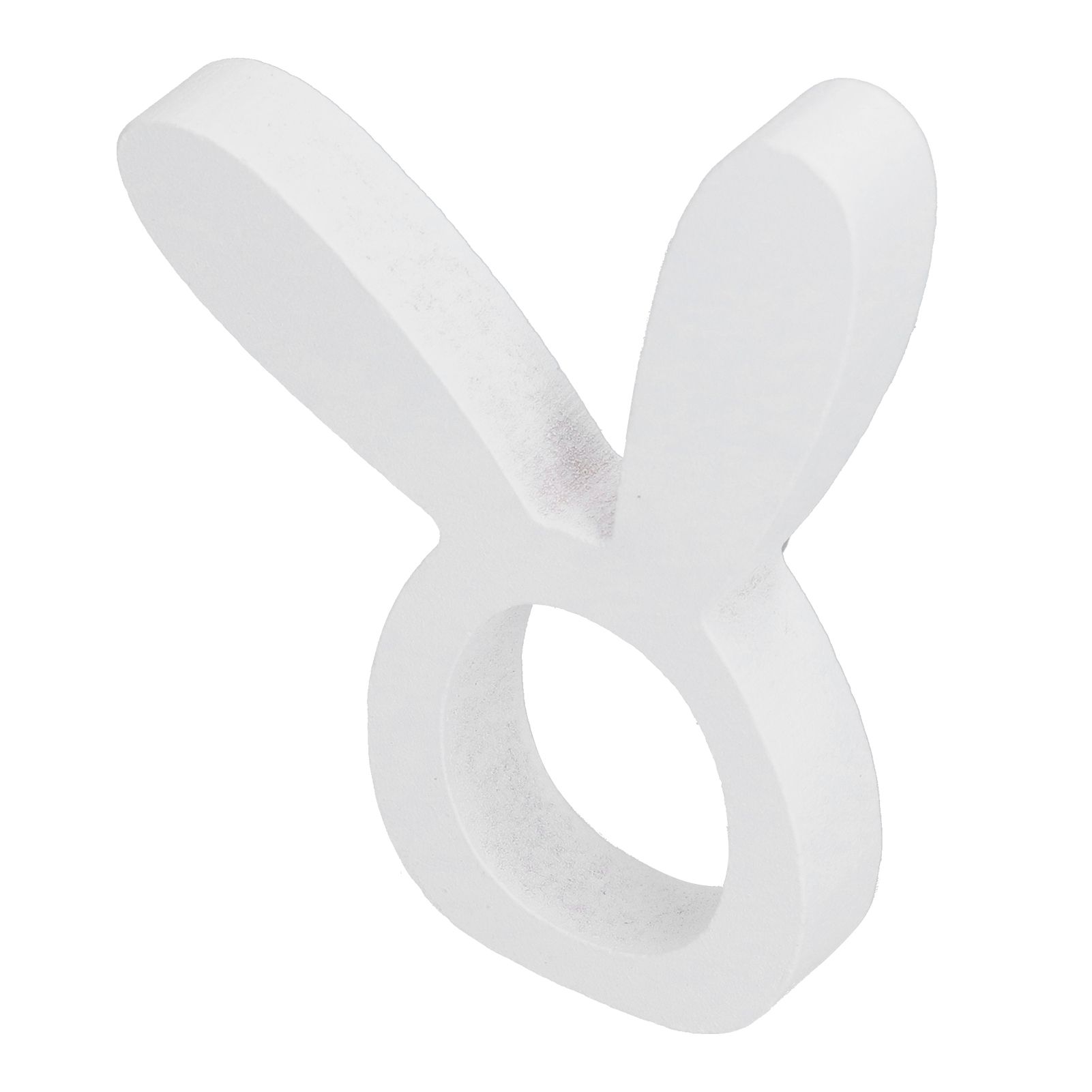 Wooden Napkin Holder Modern Lightweight Rabbit Shape Durable Easter Napkin view 9