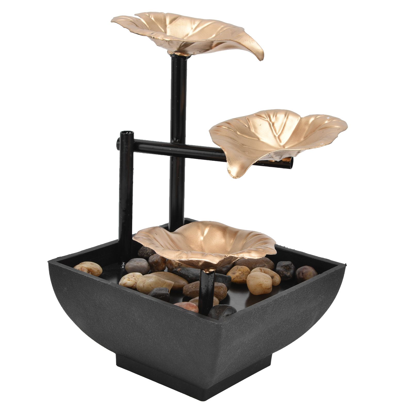 Desktop Flowing Water Ornament Tabletop Fountain for Home Office Feng Shui view 3