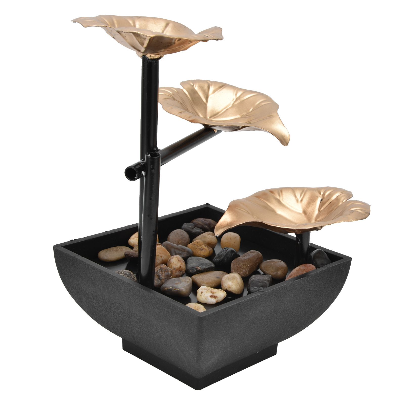 Desktop Flowing Water Ornament Tabletop Fountain for Home Office Feng Shui view 5
