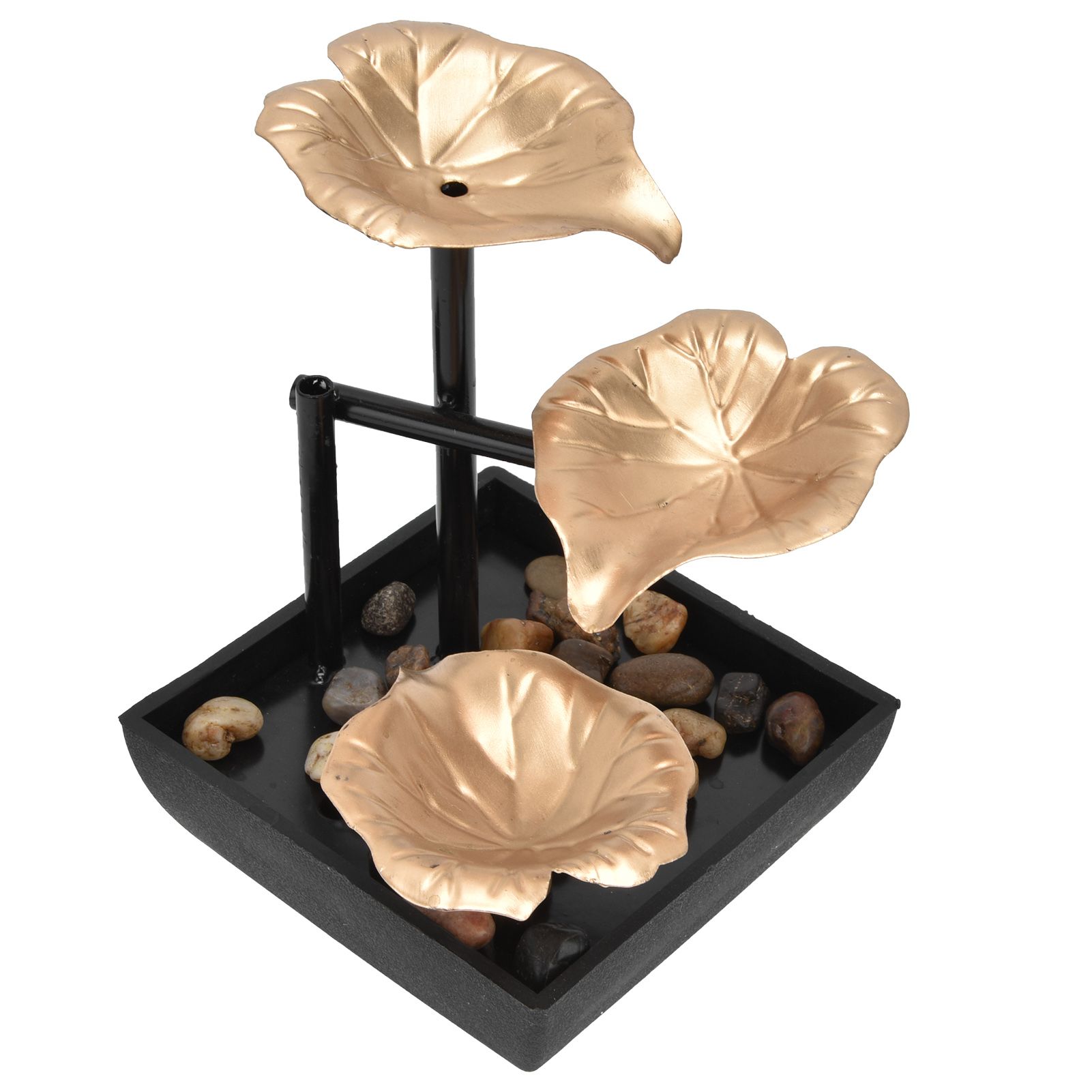Desktop Flowing Water Ornament Tabletop Fountain for Home Office Feng Shui view 4