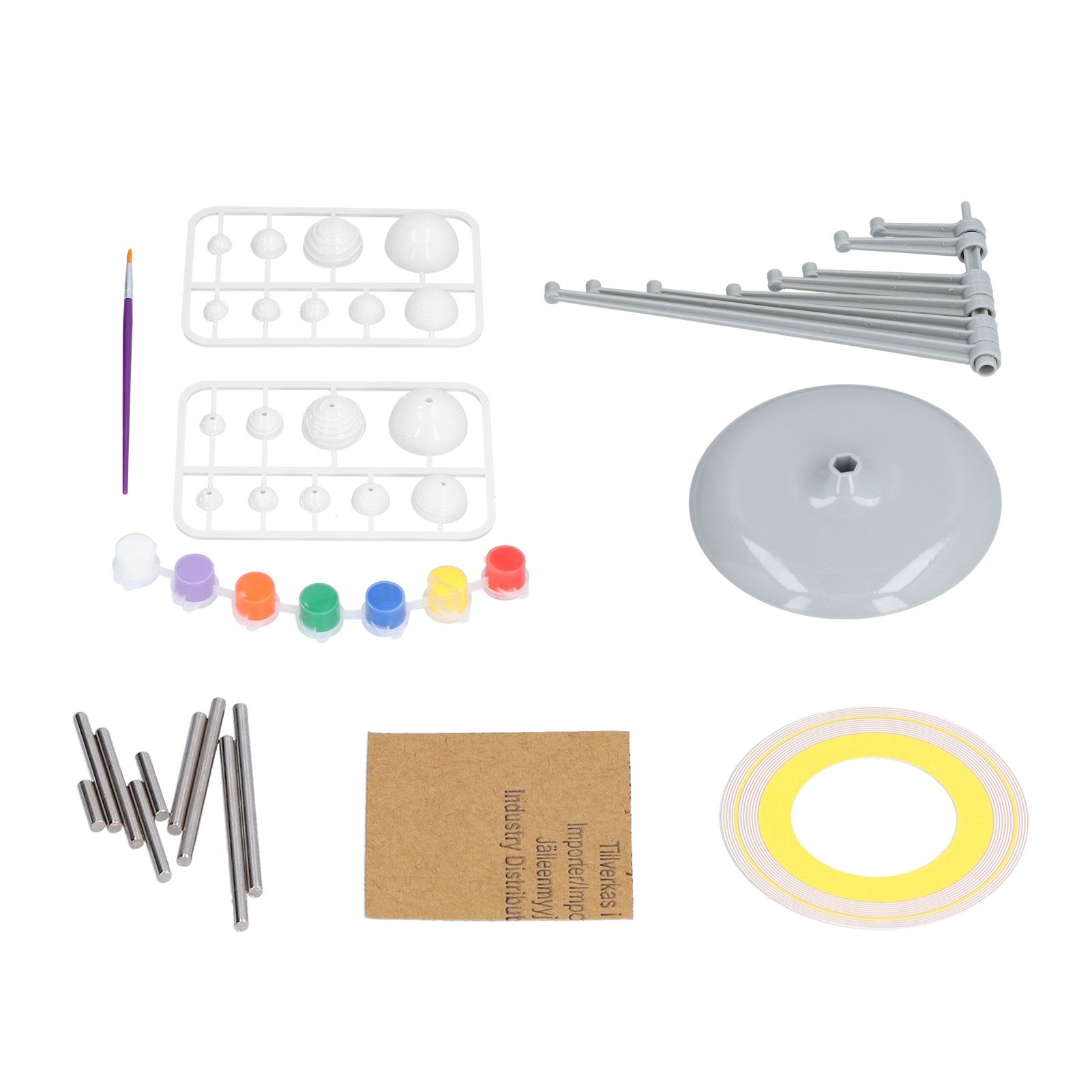 Solar System Model Kit DIY Nine Planets Solar System Ornaments for Kids view 2