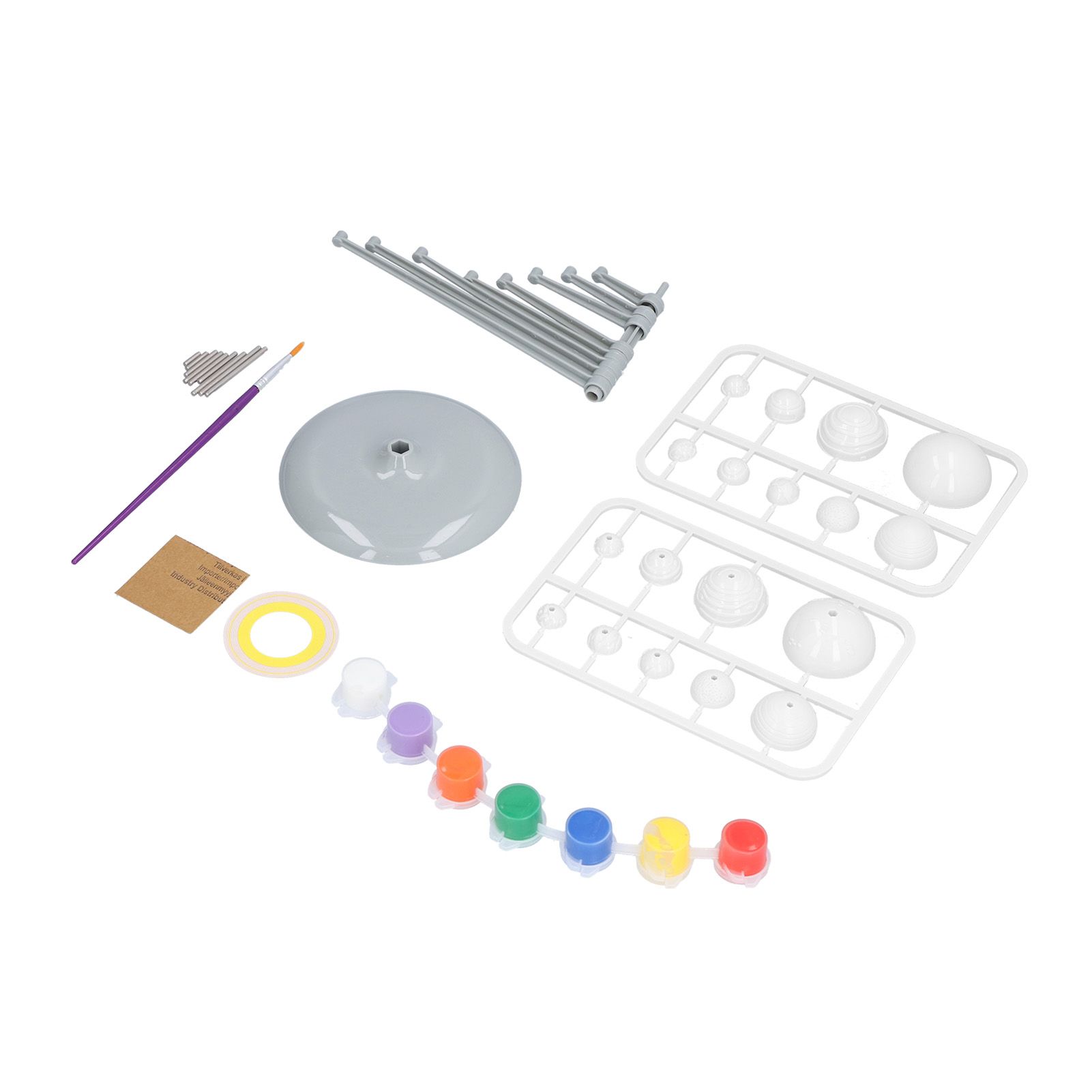 Solar System Model Kit DIY Nine Planets Solar System Ornaments for Kids view 3