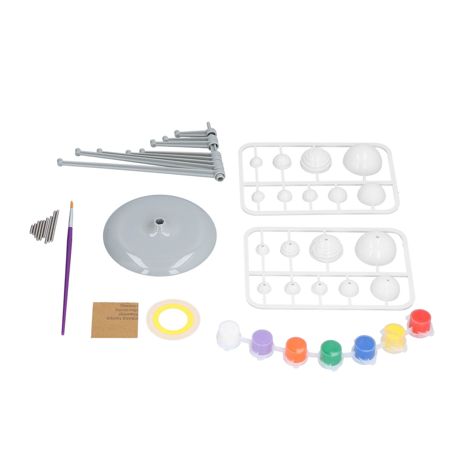Solar System Model Kit DIY Nine Planets Solar System Ornaments for Kids view 4