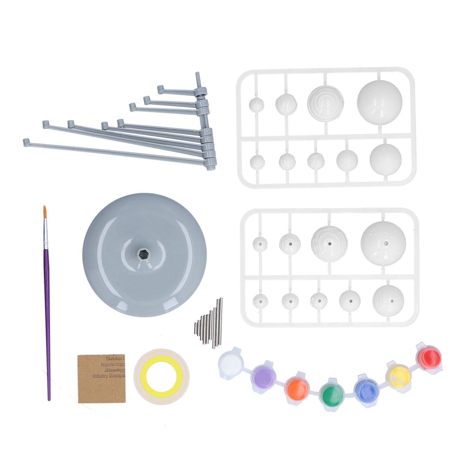 Solar System Model Kit DIY Nine Planets Solar System Ornaments for Kids view 5