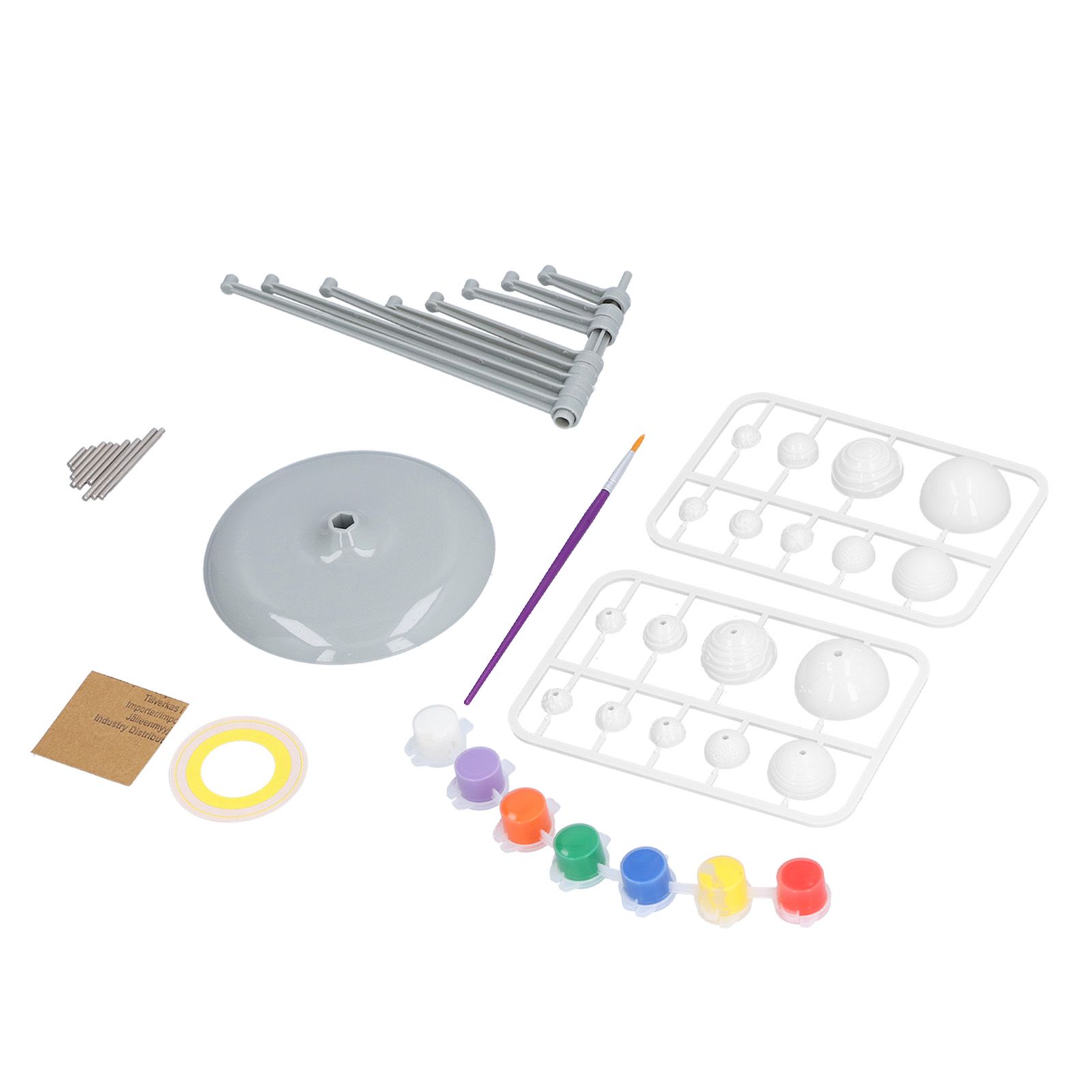 Solar System Model Kit DIY Nine Planets Solar System Ornaments for Kids view 9