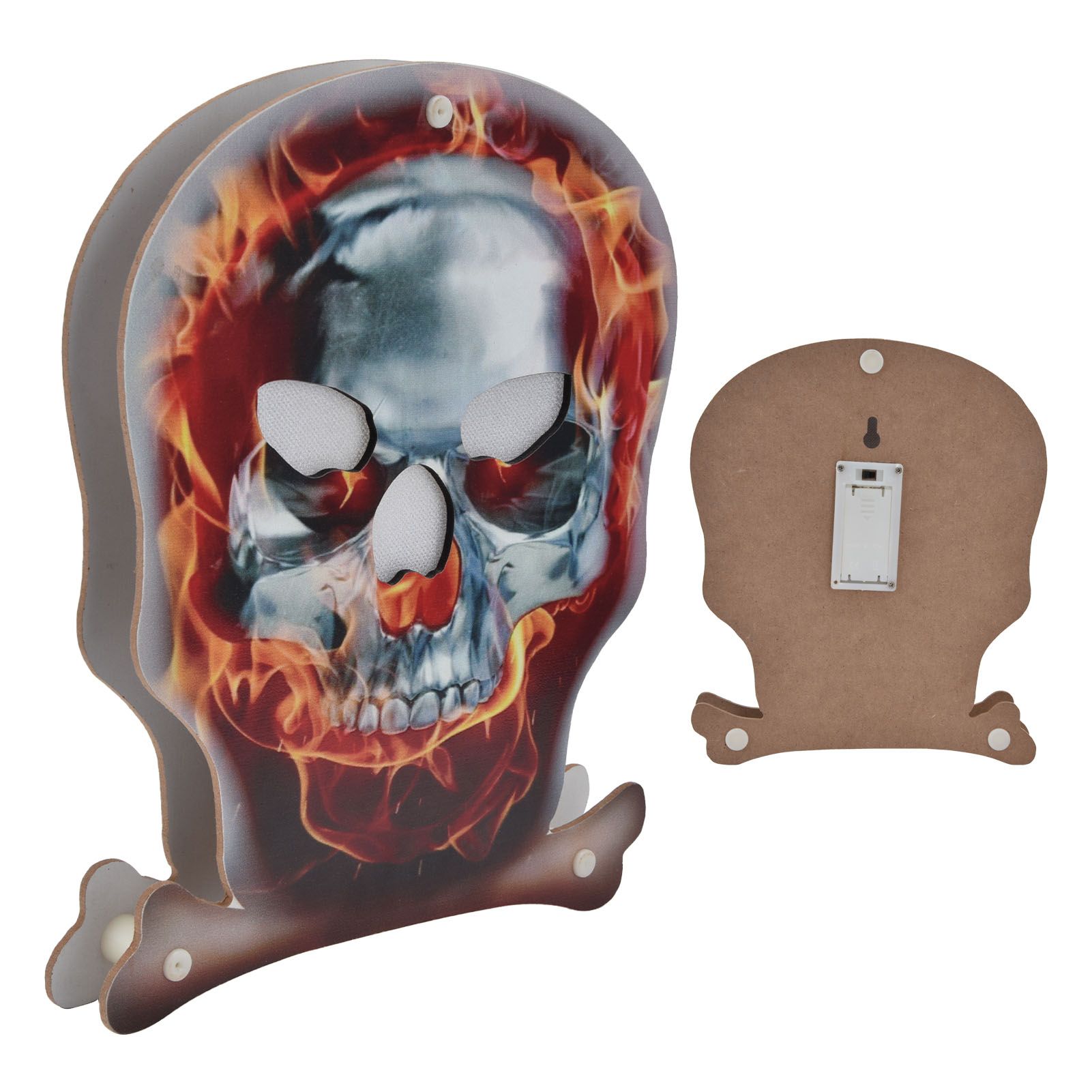 Skeleton Lights Mini Portable Energy Saving Horror Ambient LED Skull Head view 4