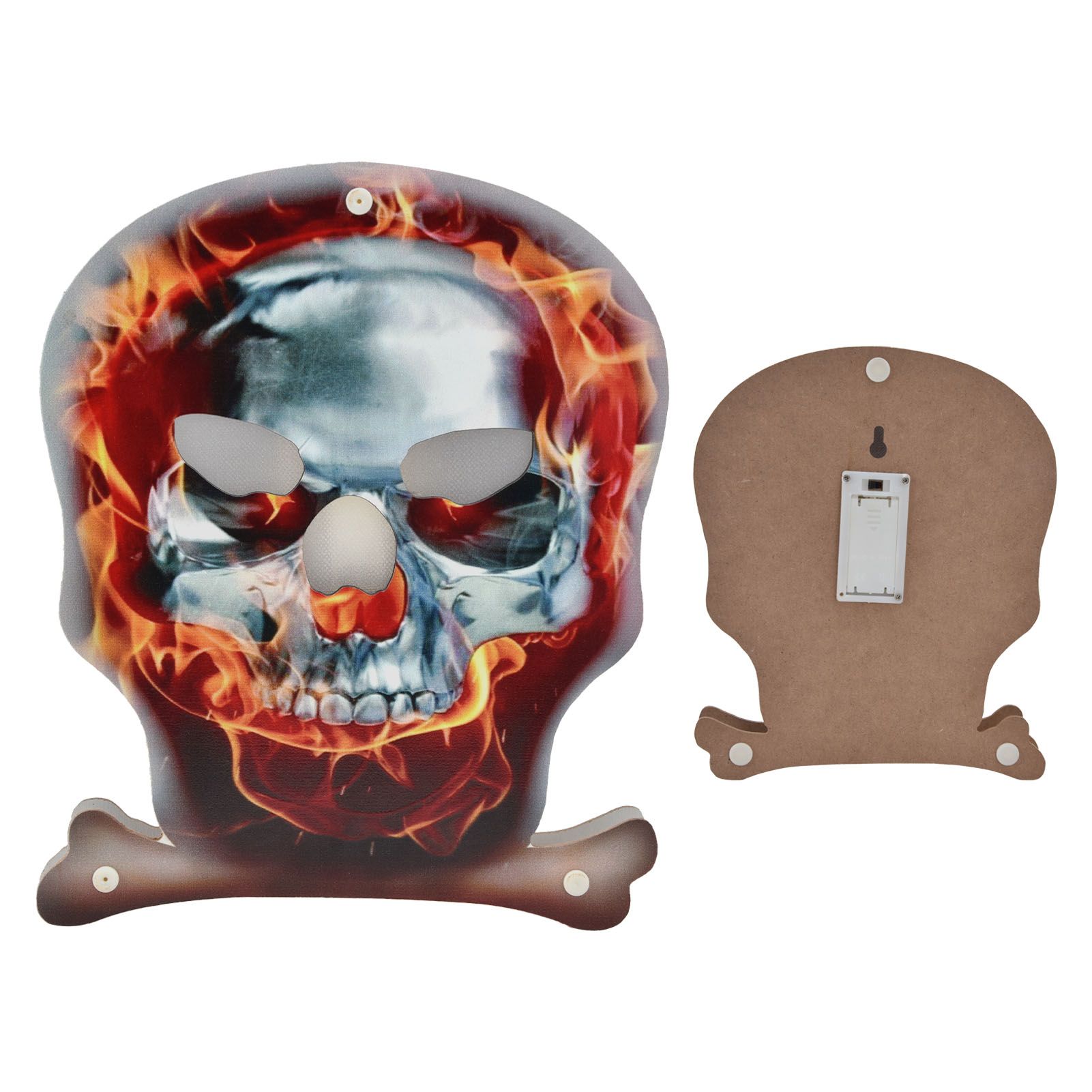 Skeleton Lights Mini Portable Energy Saving Horror Ambient LED Skull Head view 5