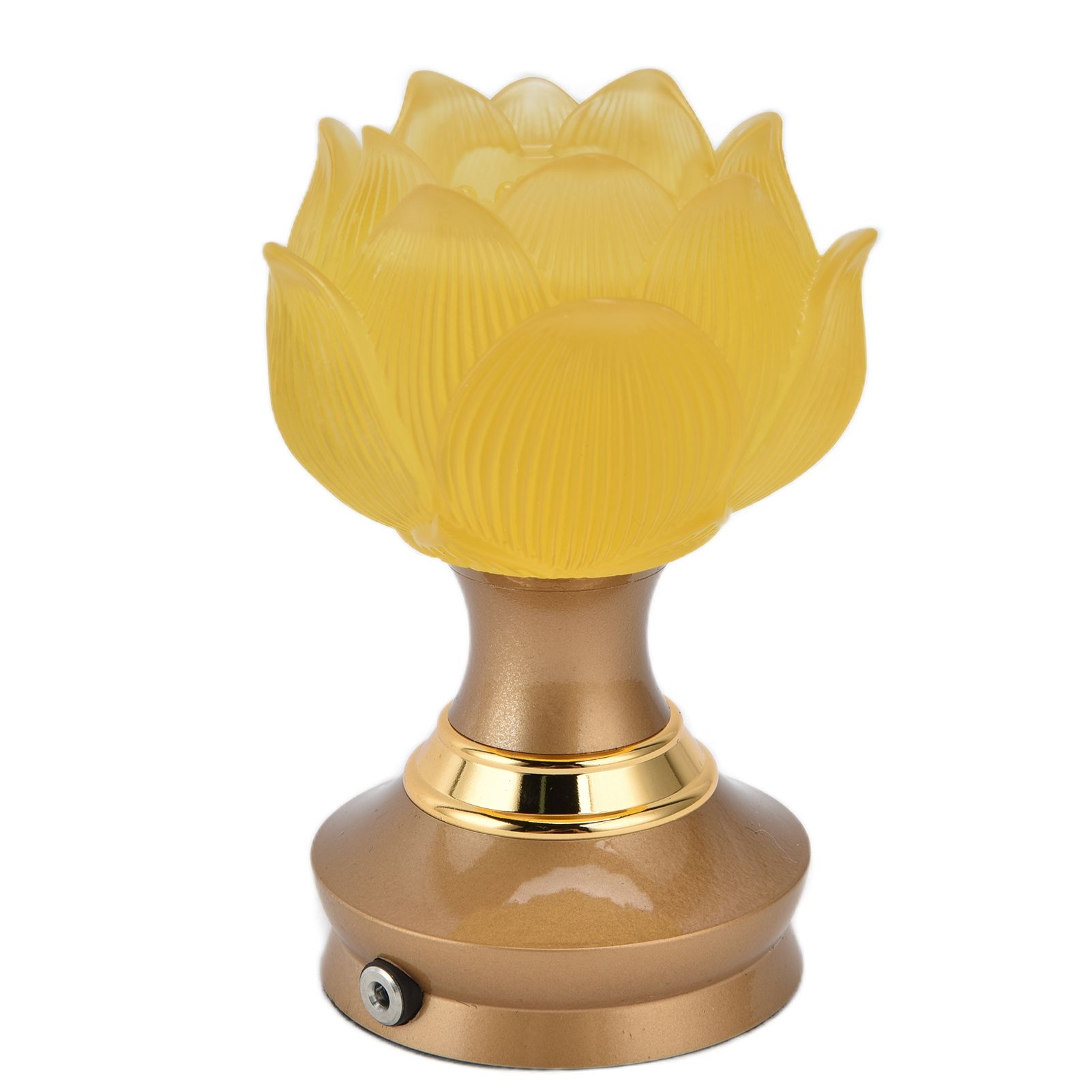 2Set LED Lotus Buddhist Light with Alloy Base Colorful Buddha Lamp Ornament view 10