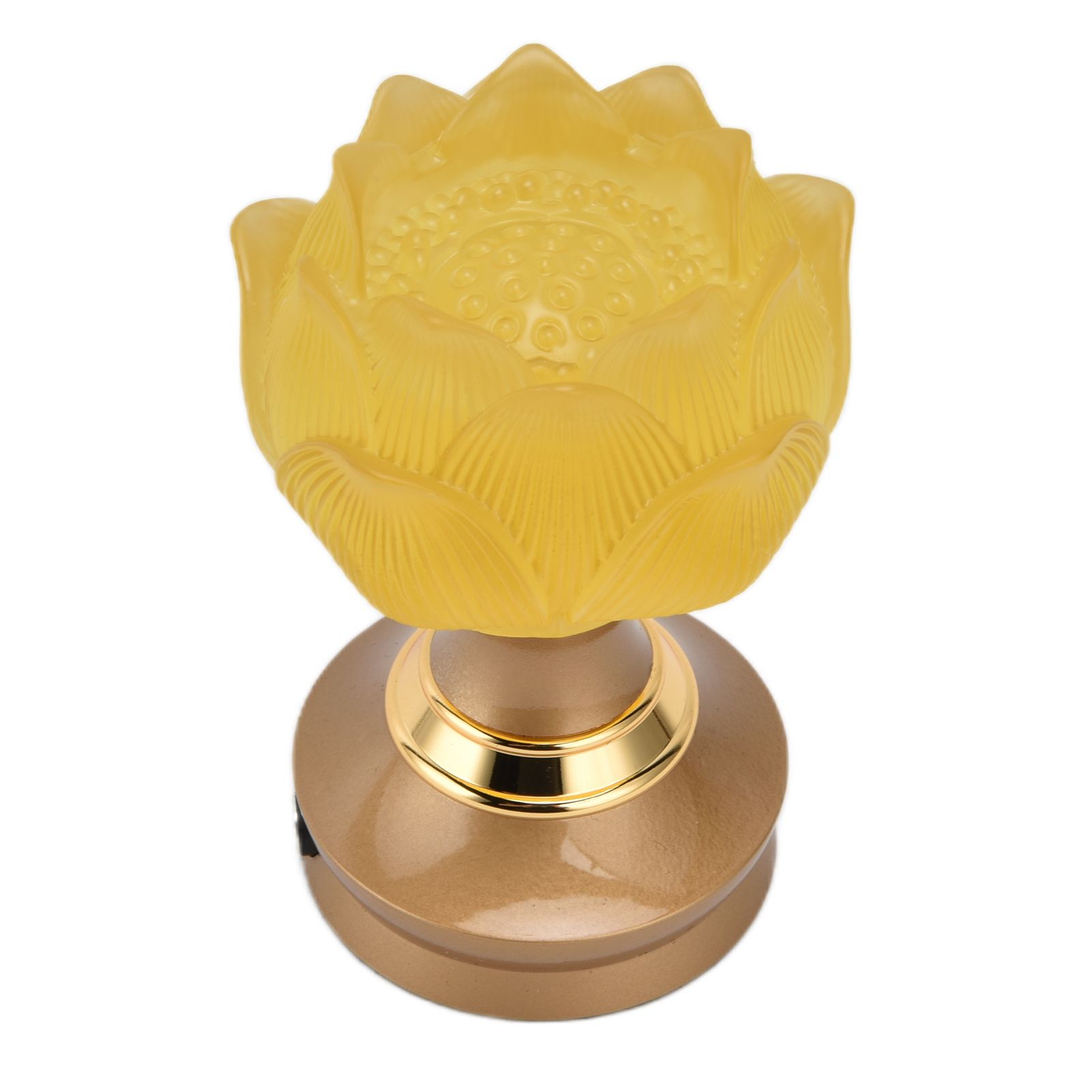 2Set LED Lotus Buddhist Light with Alloy Base Colorful Buddha Lamp Ornament view 8