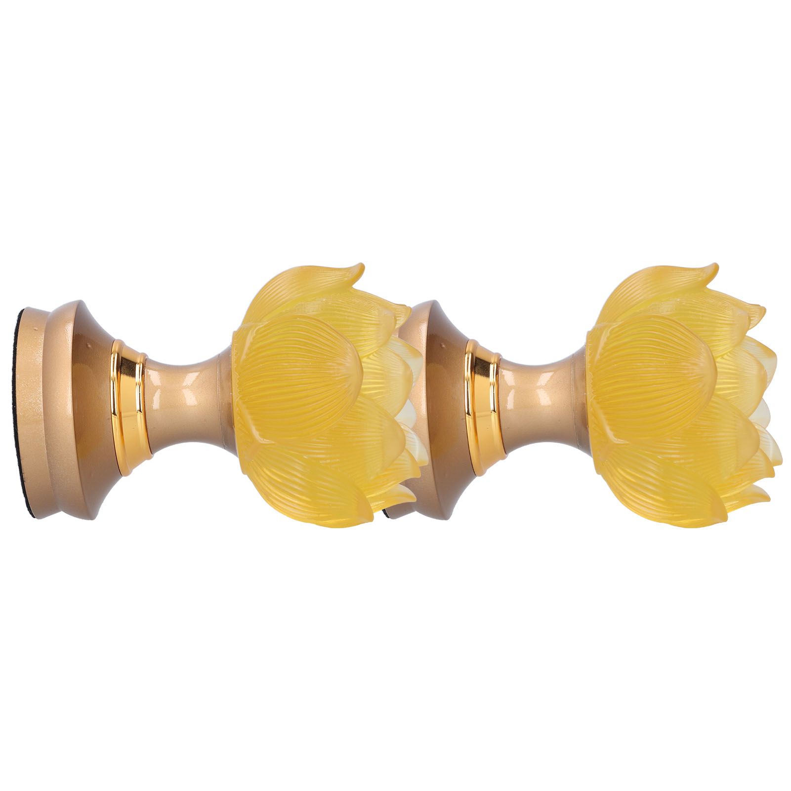 2Set LED Lotus Buddha Lamp Imitated Colored Glaze Prayer Light Home Meditation view 7