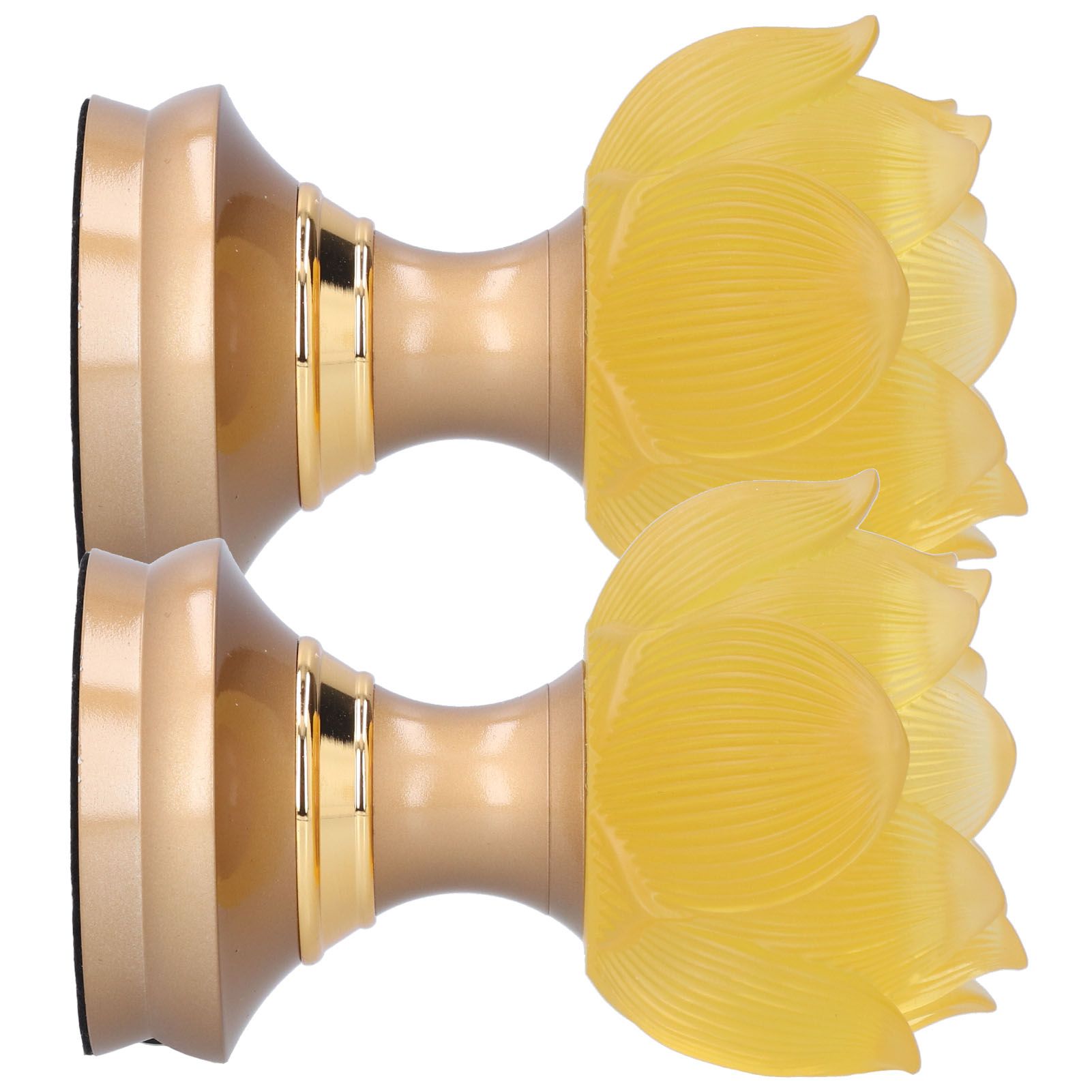 2 Set LED Buddhist Light Yellow Buddha Lamp Adjustable Buddhist Flower Light view 5