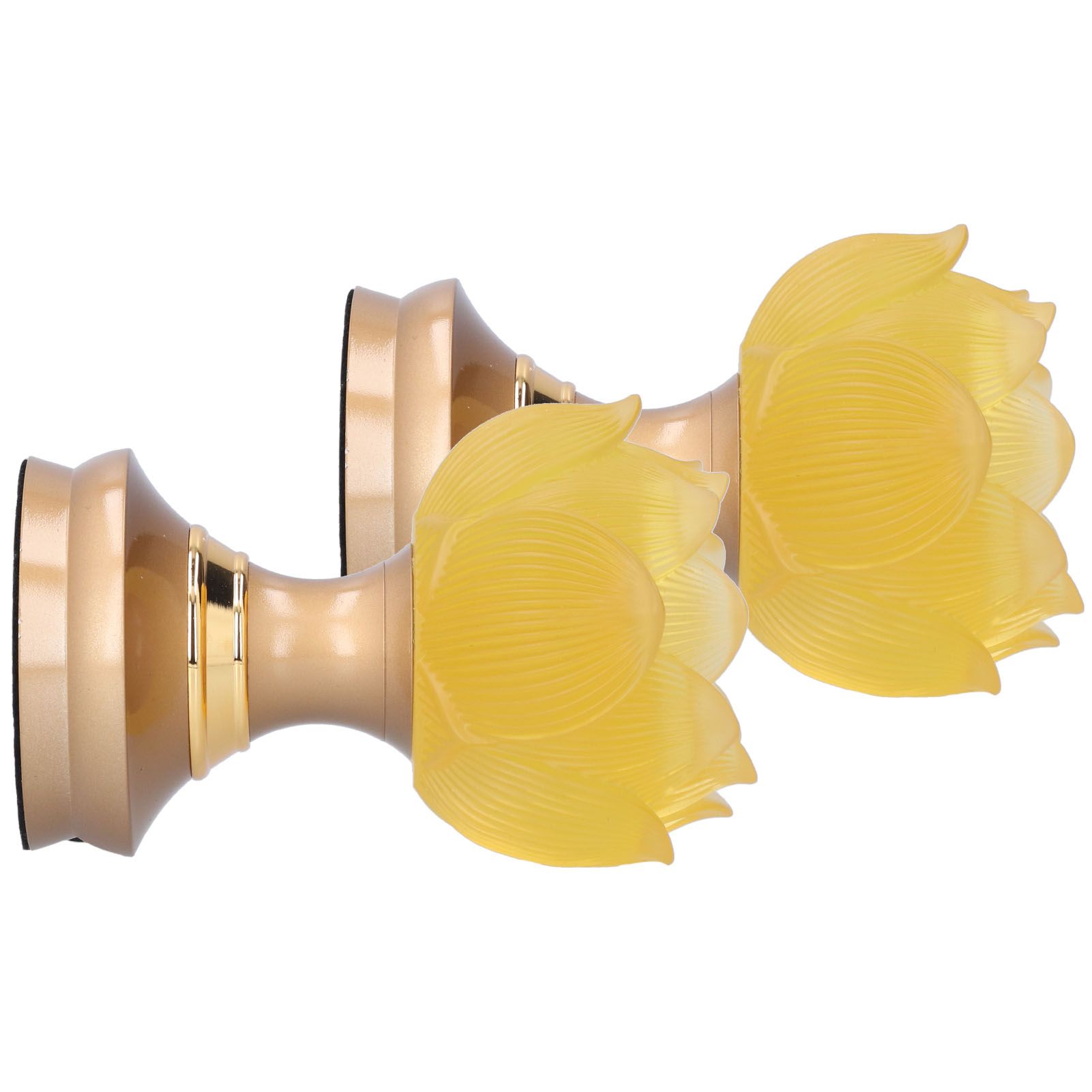 2 Set LED Buddhist Light Yellow Buddha Lamp Adjustable Buddhist Flower Light view 7