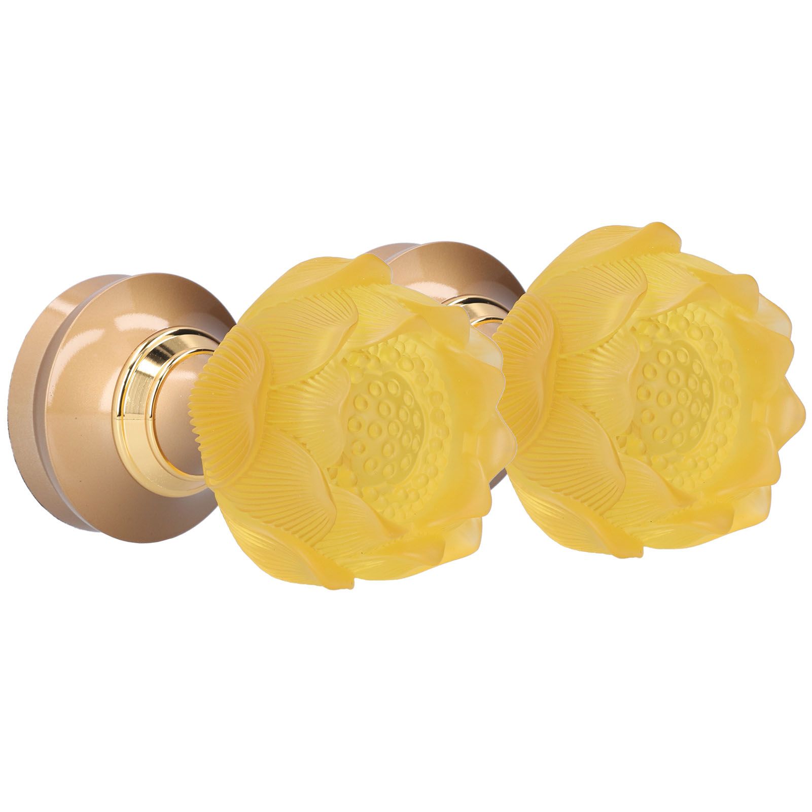 2 Set LED Buddhist Light Yellow Buddha Lamp Adjustable Buddhist Flower Light view 9