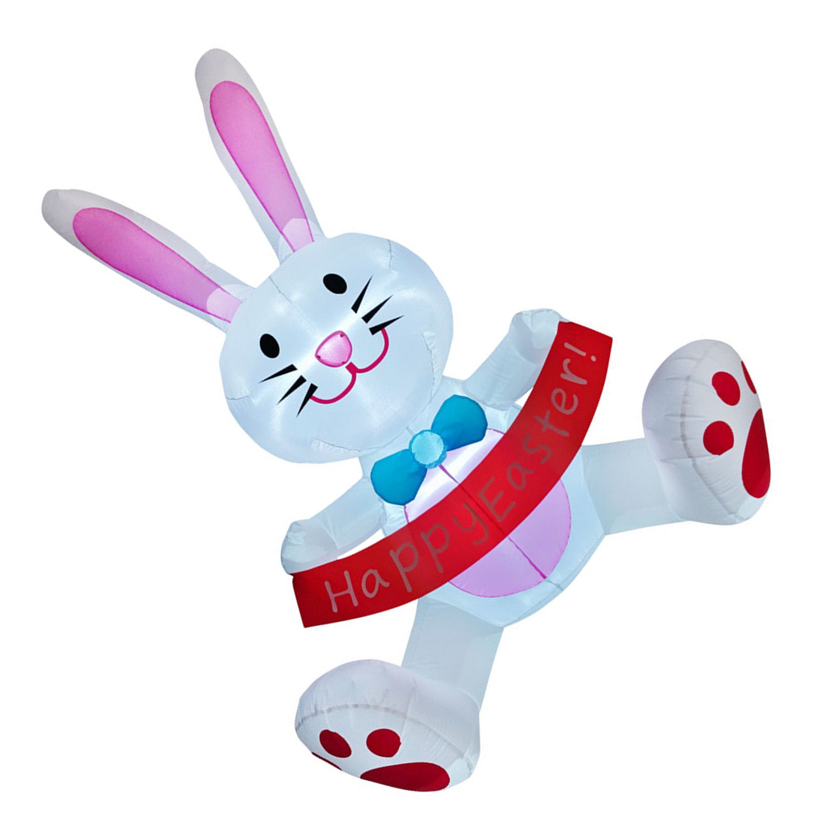 Easter Inflatable Bunny Polyester Waterproof Blow Up Bunny Rabbit with LED view 10