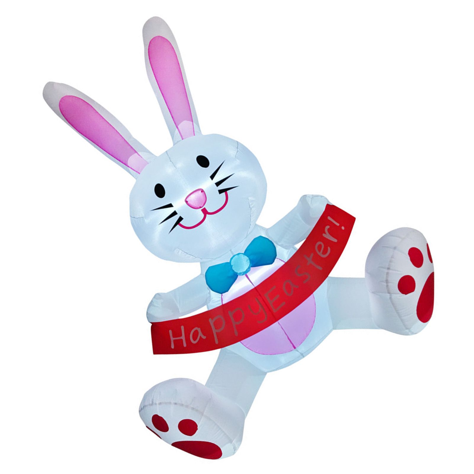 Easter Inflatable Bunny Polyester Waterproof Blow Up Bunny Rabbit with LED view 11