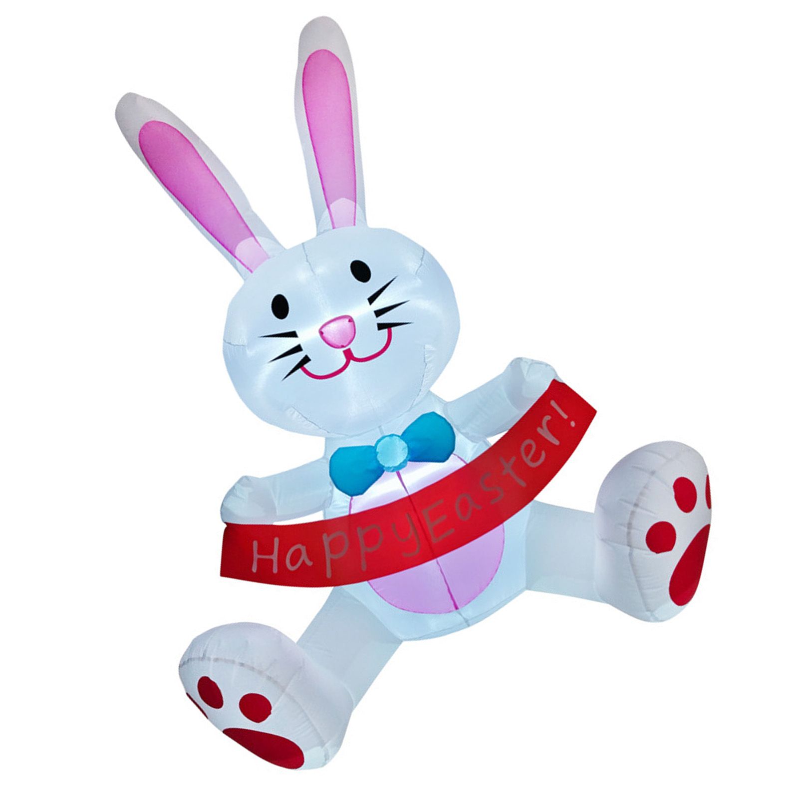Easter Inflatable Bunny Polyester Waterproof Blow Up Bunny Rabbit with LED view 12