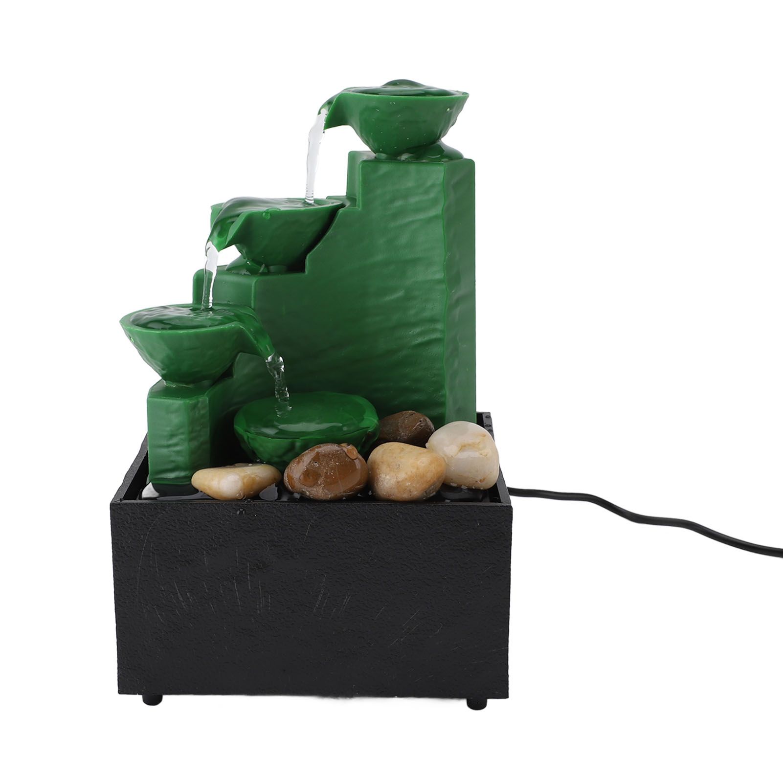 Tabletop Fountain Circulating Water Decorative USB Desk Waterfall Fountain view 10