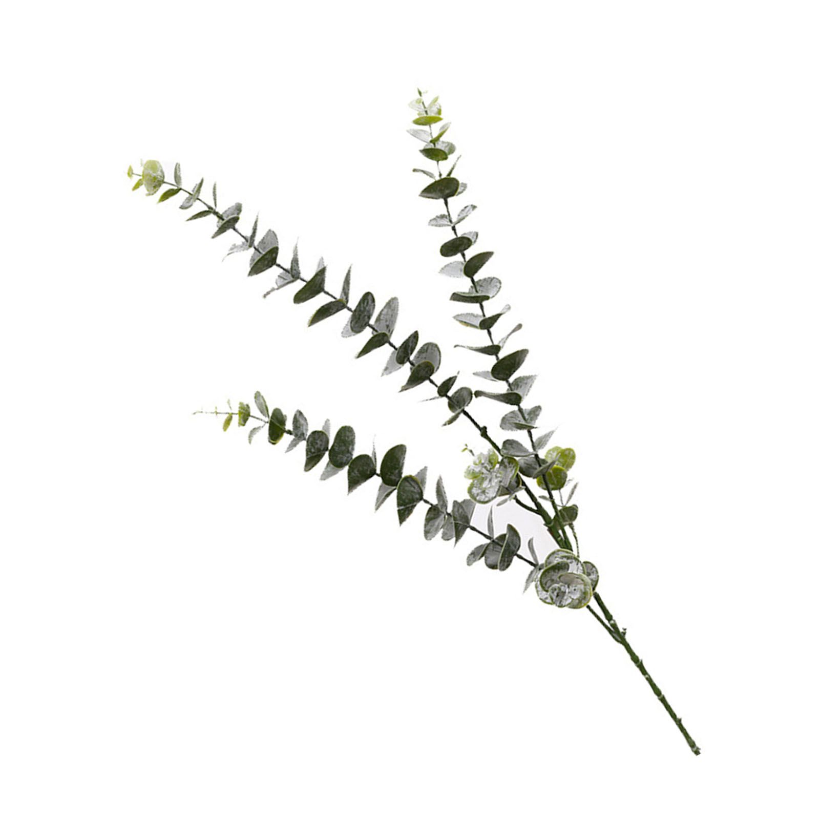 Eucalyptus Stems Decor Artificial Eucalyptus Leaves 3 Branches Real Touch Faux view 4
