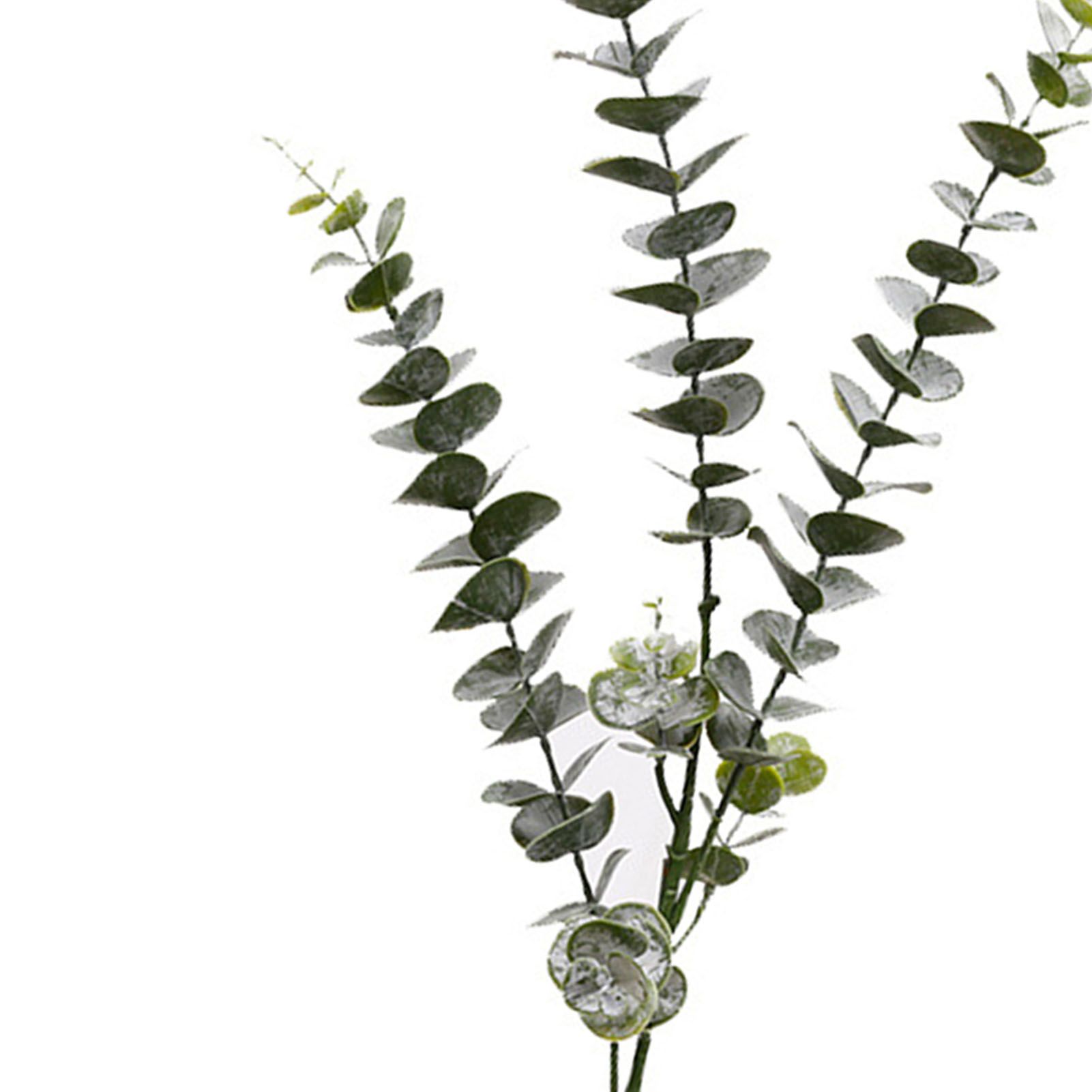 Eucalyptus Stems Decor Artificial Eucalyptus Leaves 3 Branches Real Touch Faux view 6