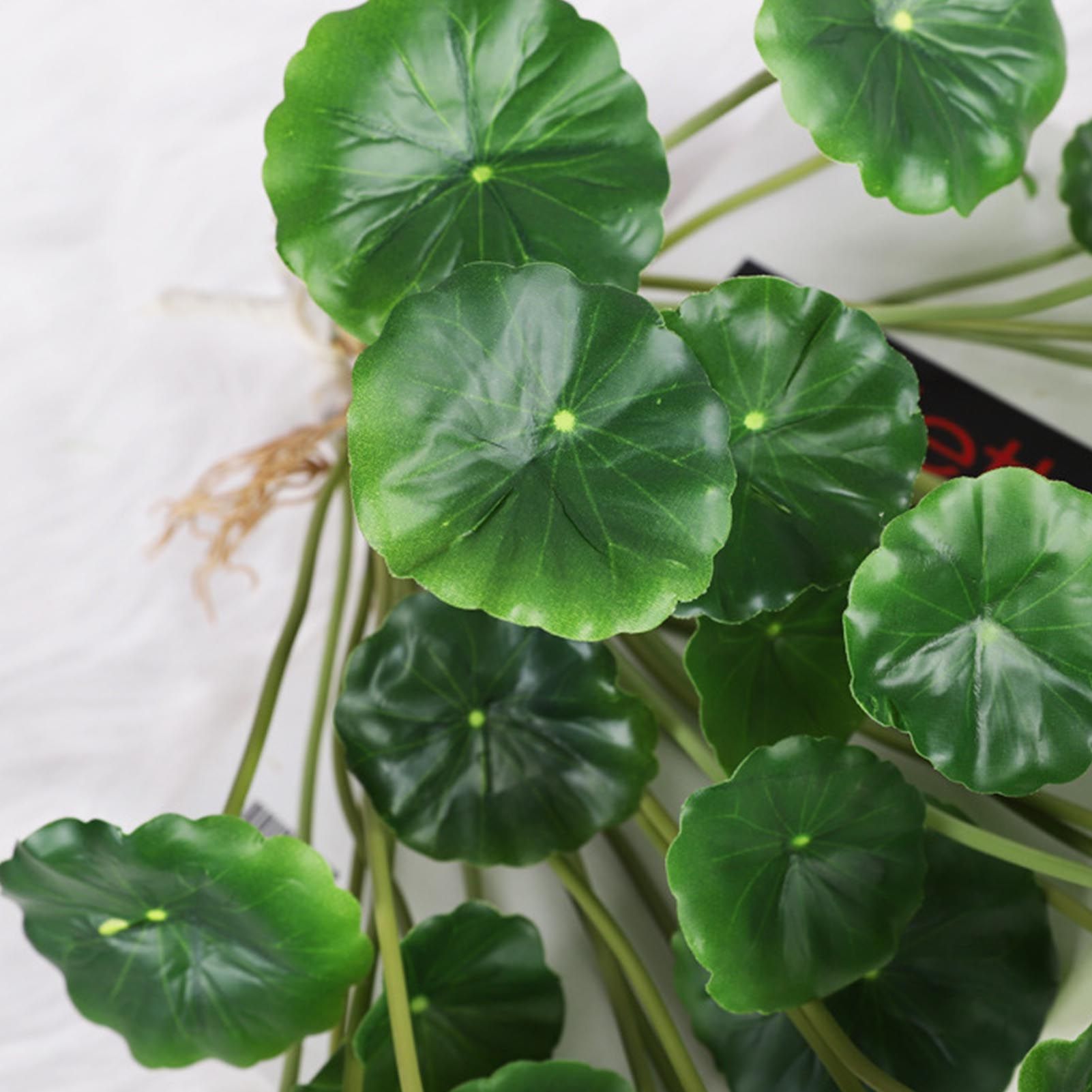 Artificial Leaves Lifelike 18 Branches Deformation Proof Decorative Fake view 2