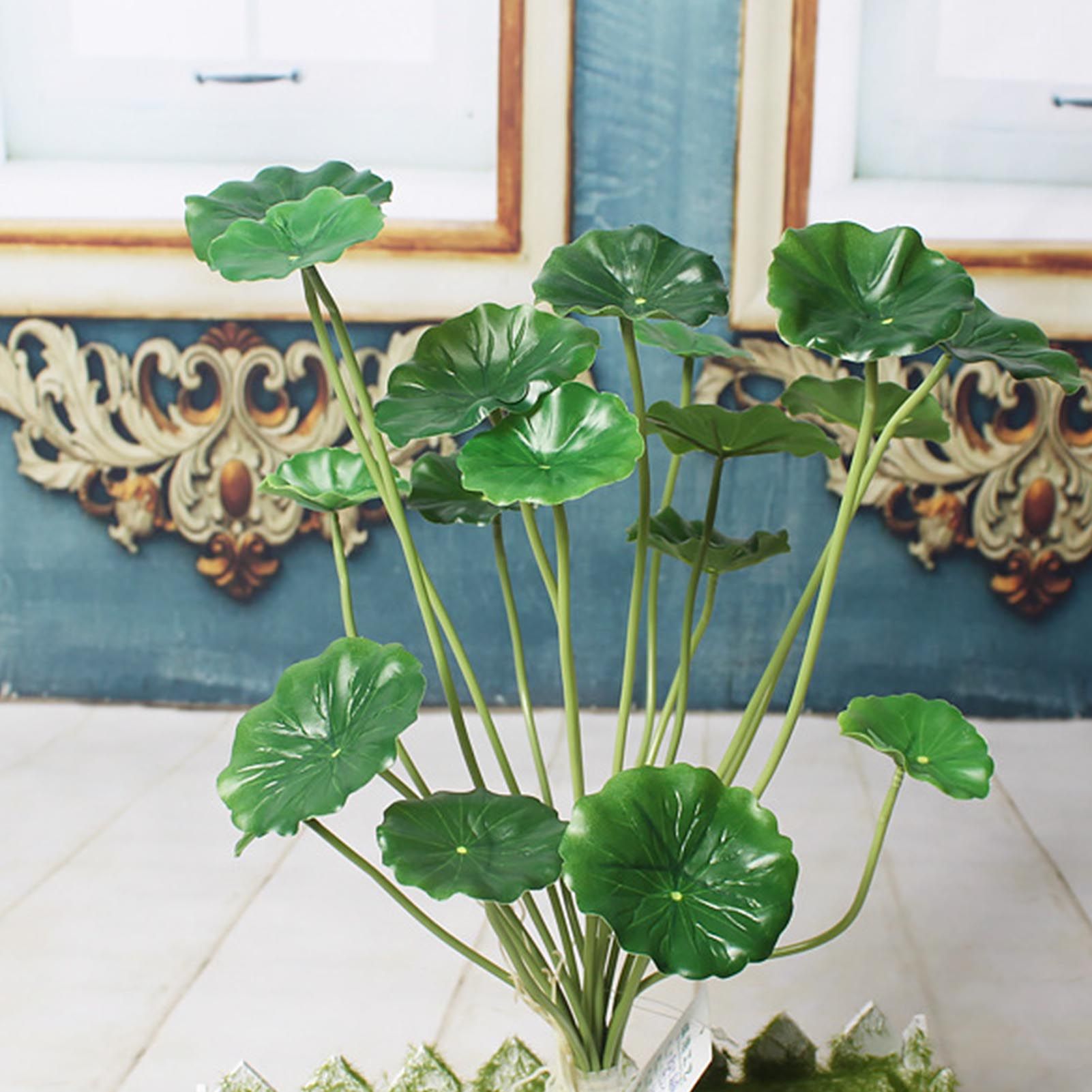 Artificial Leaves Lifelike 18 Branches Deformation Proof Decorative Fake view 8