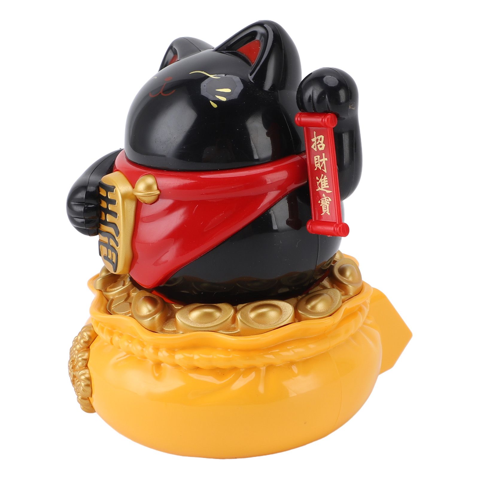Solar Powered Lucky Cat Decorative Wealth Welcoming Waving Arm Fortune Cat view 6